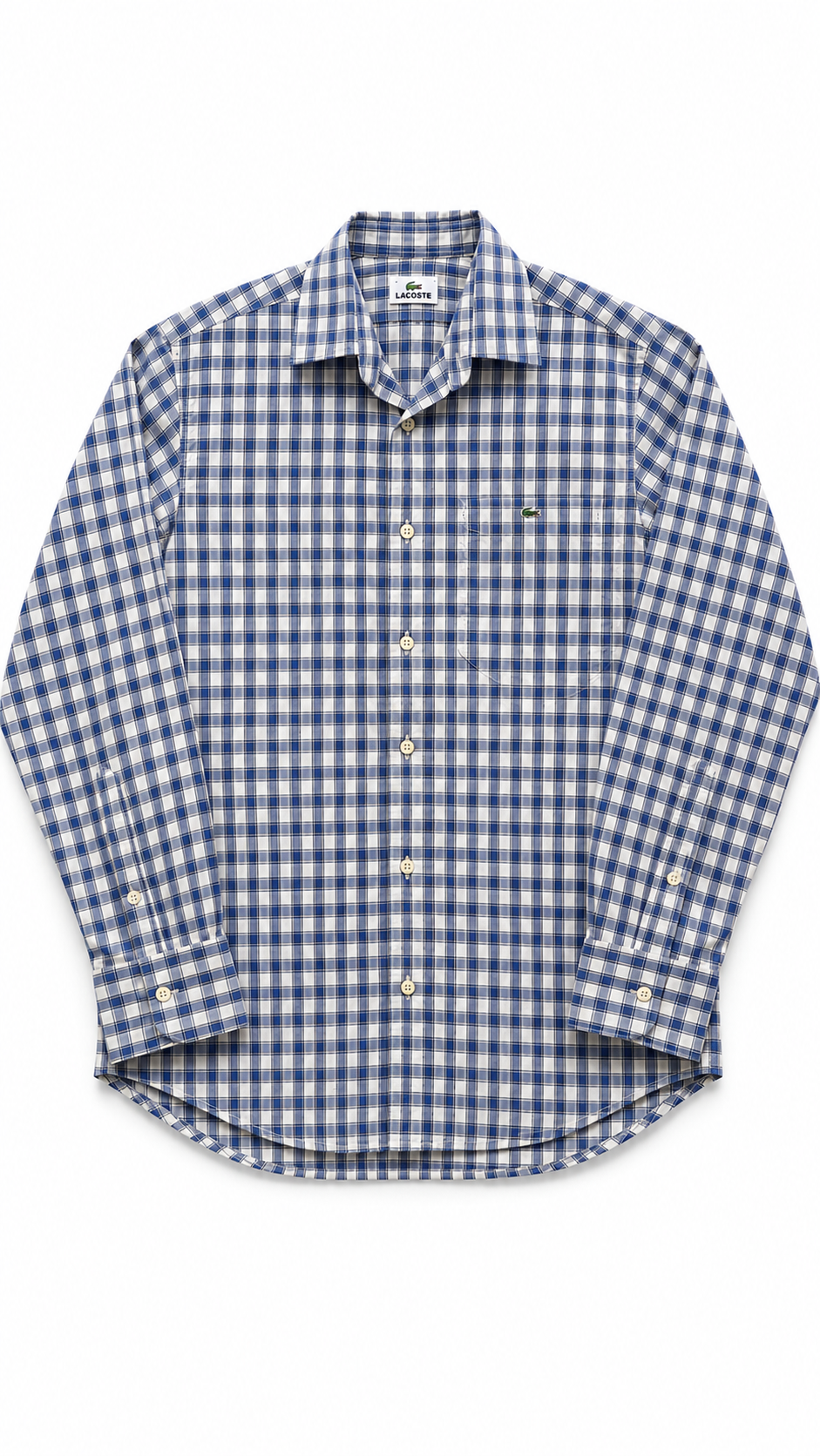 Lacoste — Camisa Cuadros, Talla M