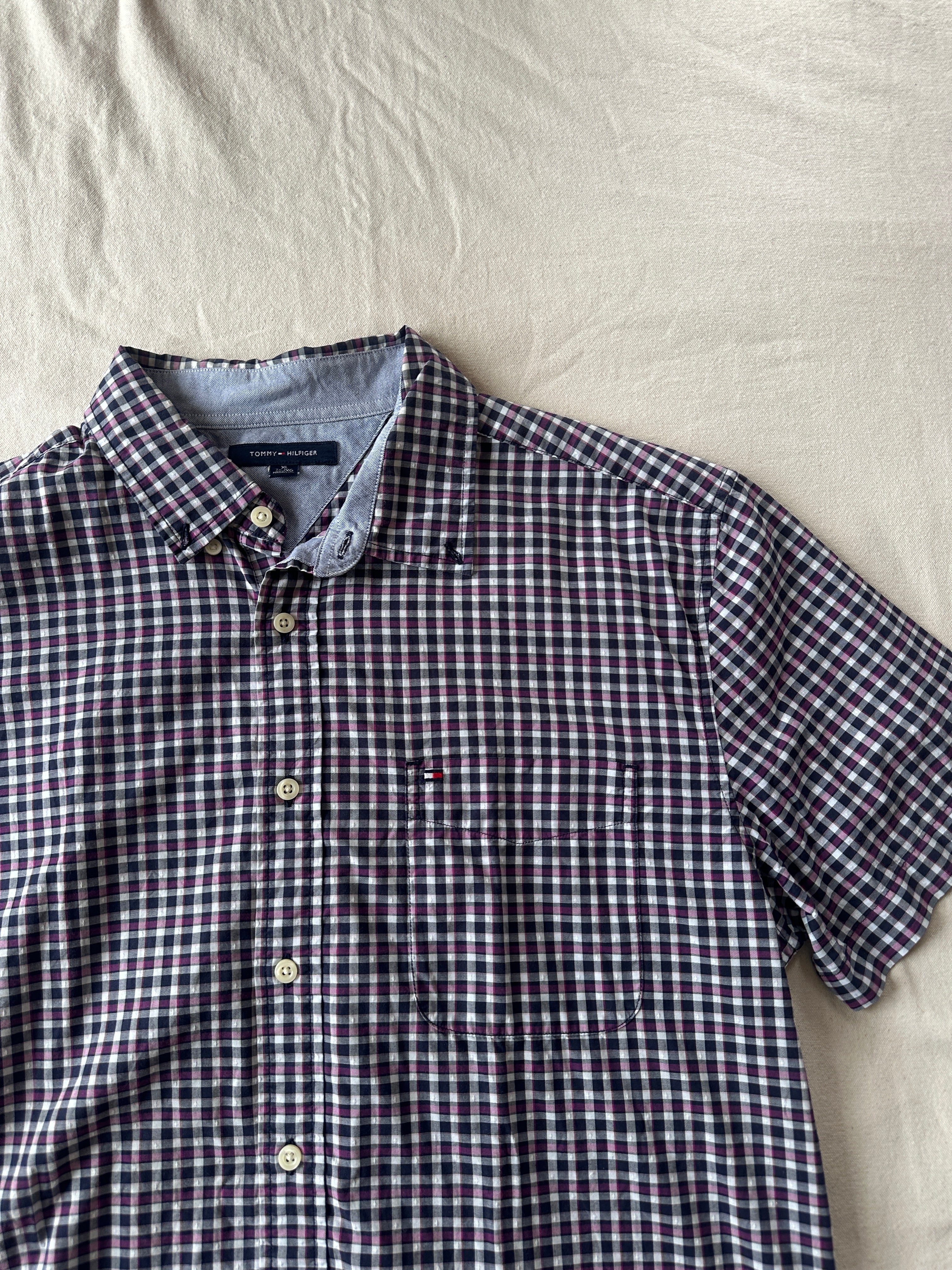 1. Tommy Hilfiger, Camisa Cuadros, Talla XL