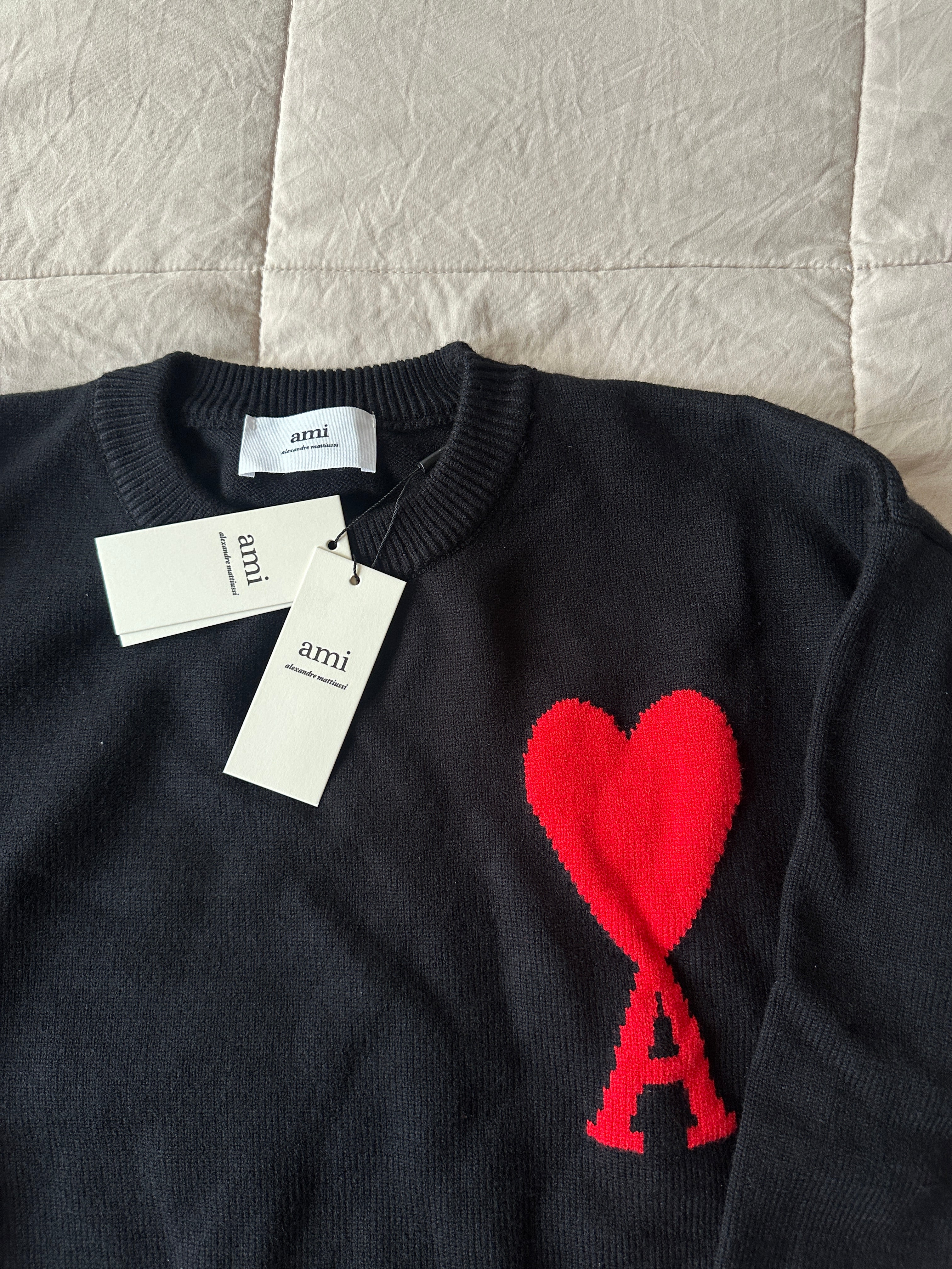 Ami Paris - Sweater Hilo Lana, Talla S