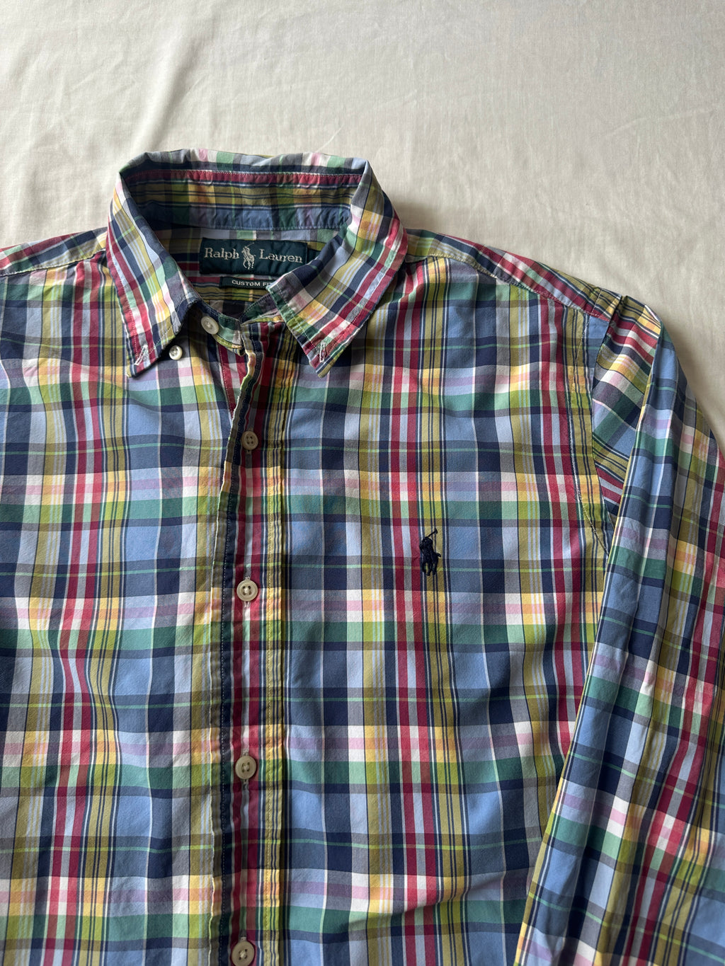 1. Ralph Lauren — Camisa Cuadros, Talla S