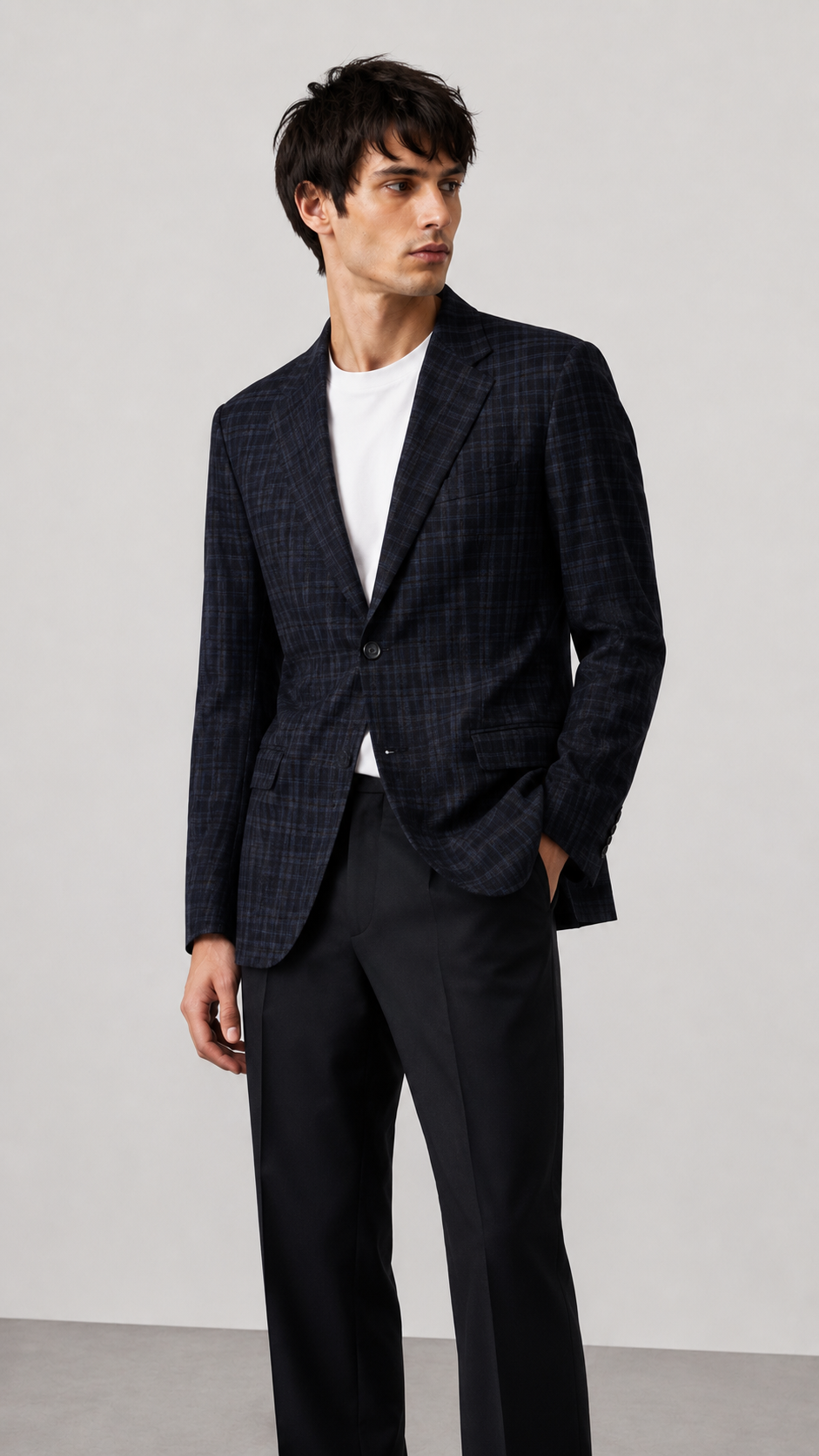 D’or Homme — Blazer Cuadros, Talla L