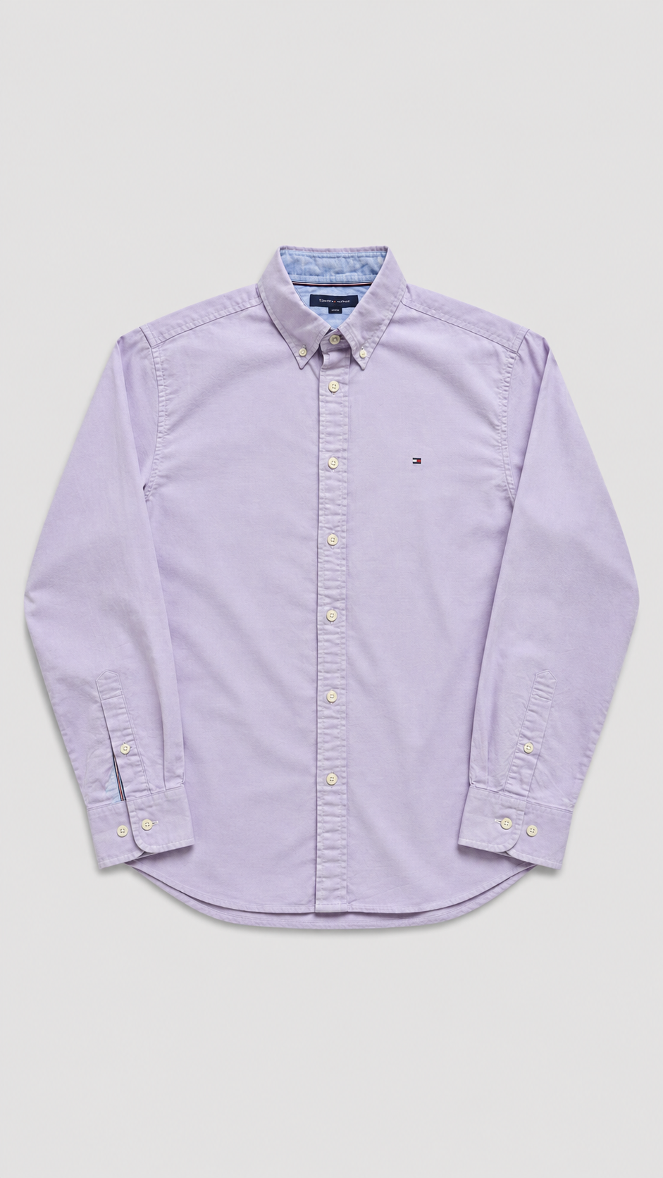 Tommy Hilfiger — Camisa Morada Claro, Talla XS