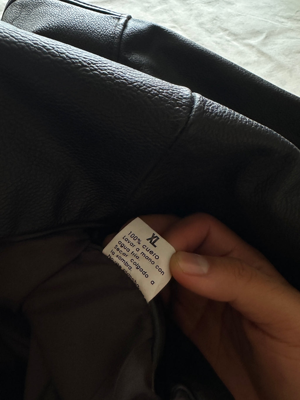 Leather Jacket — Casaca Cuero, Talla XL