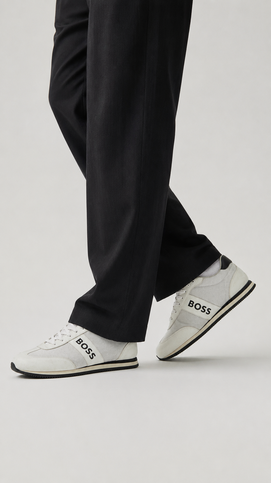 Hugo Boss — Zapatillas Blancas, Talla 45