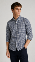 Massimo Dutti — Camisa Cuadros, Talla L