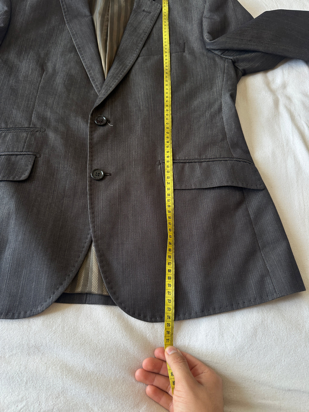 Statement Italy Confidence — Terno Hecho en Italia, Talla L