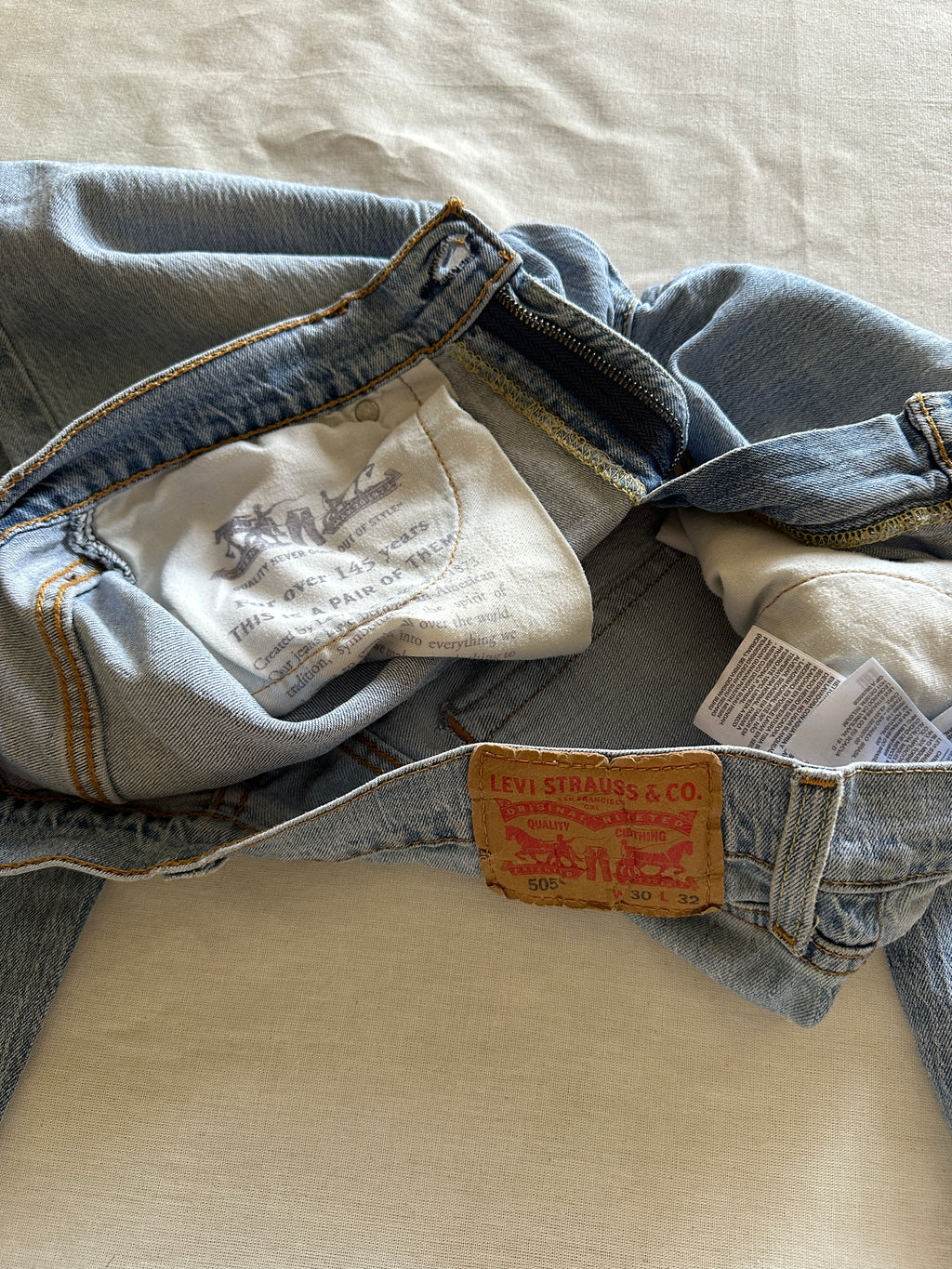 Levi’s 505 — Jean Celeste, Talla 30x32