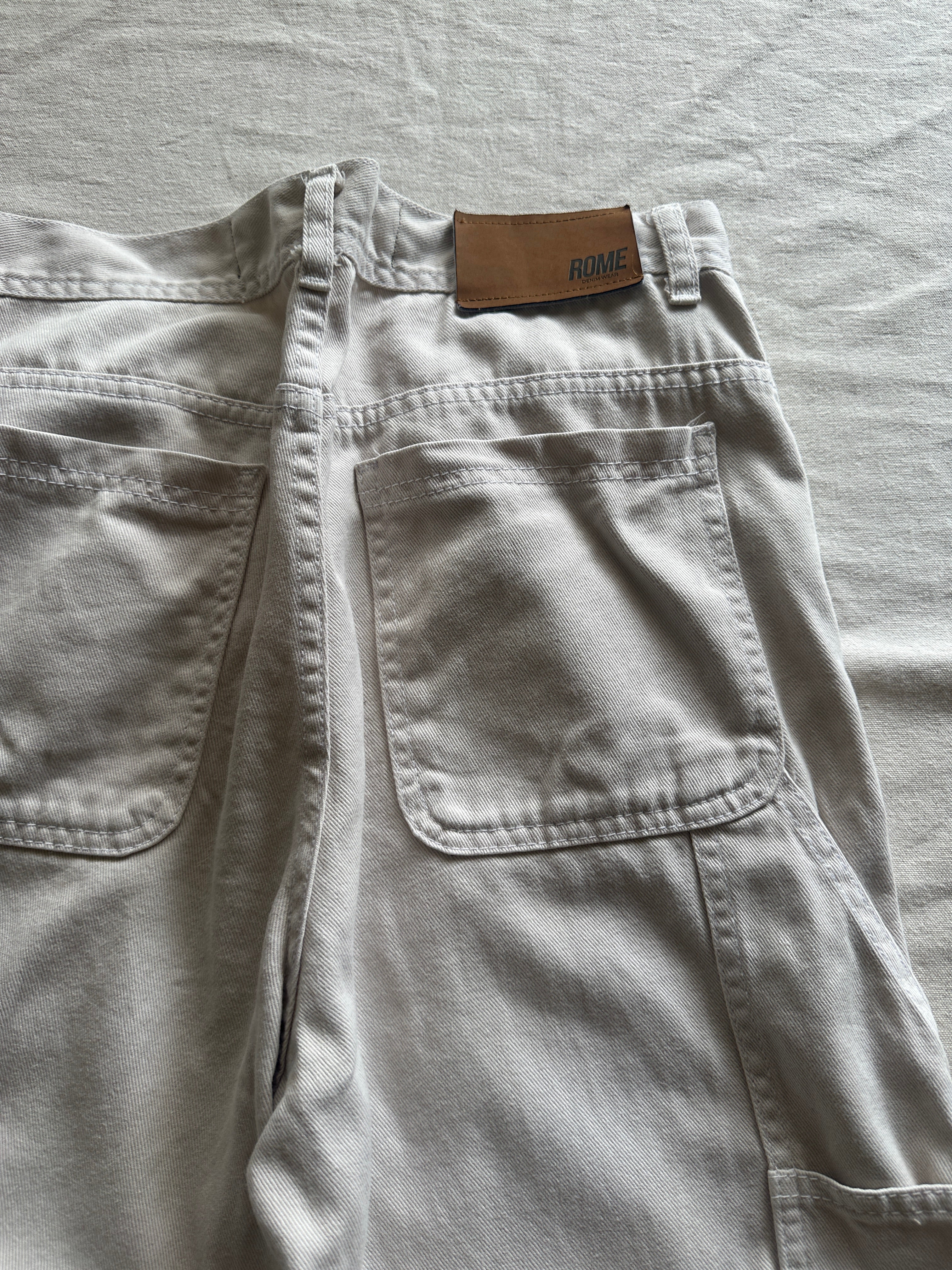 Rome — Pantalon Carpentes Beige, Talla 32