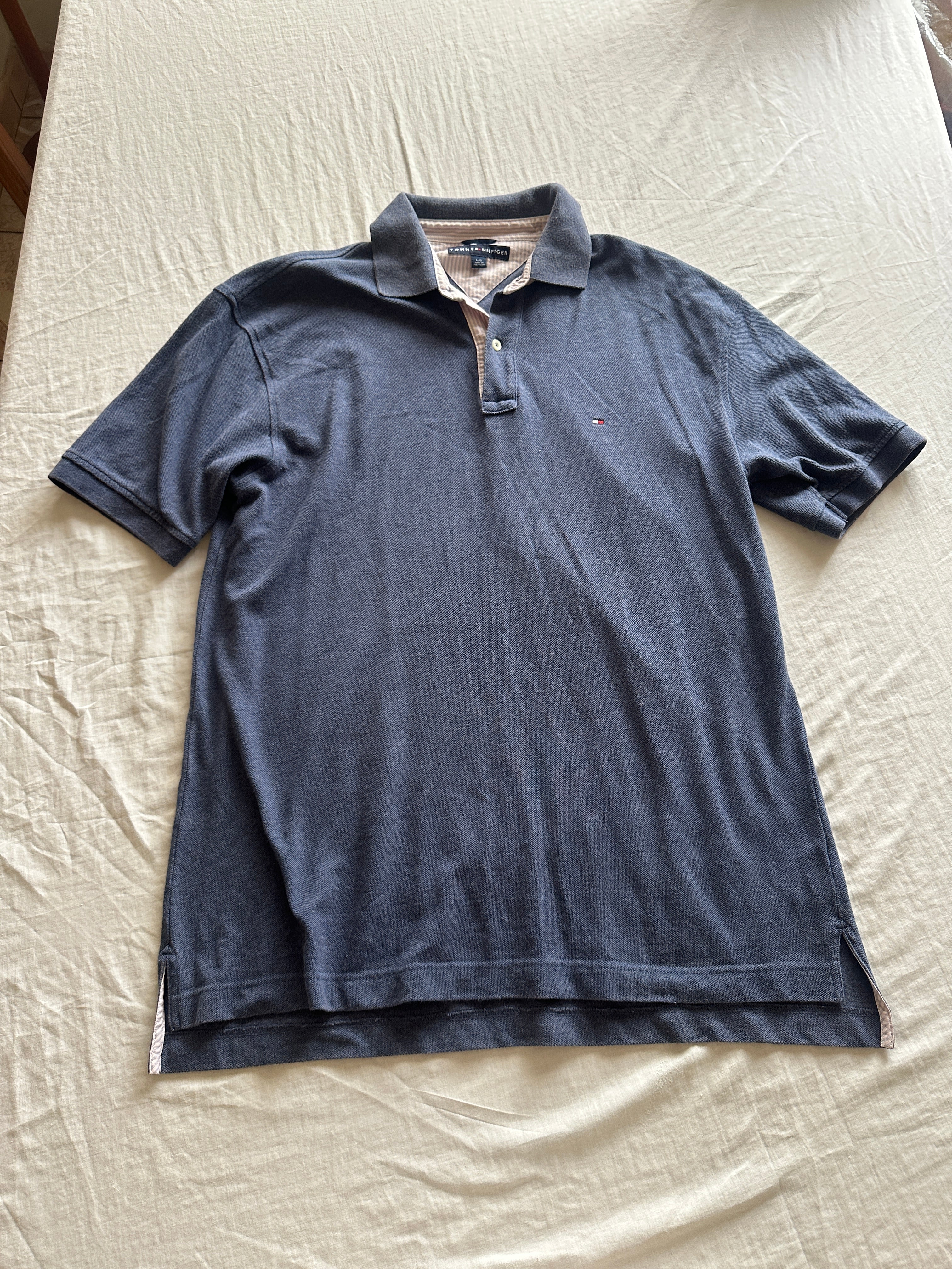 1. Tommy Hilfiger — Camisero Azul, Talla L
