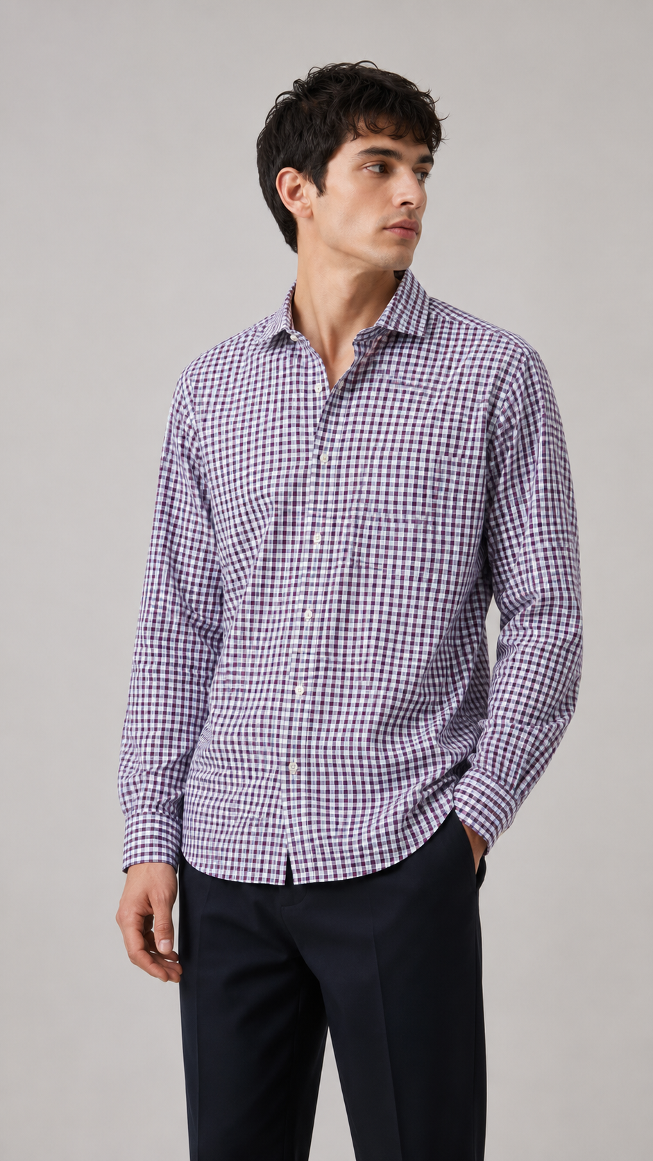 1. Tommy Hilfiger - Camisa Cuadros, Talla S