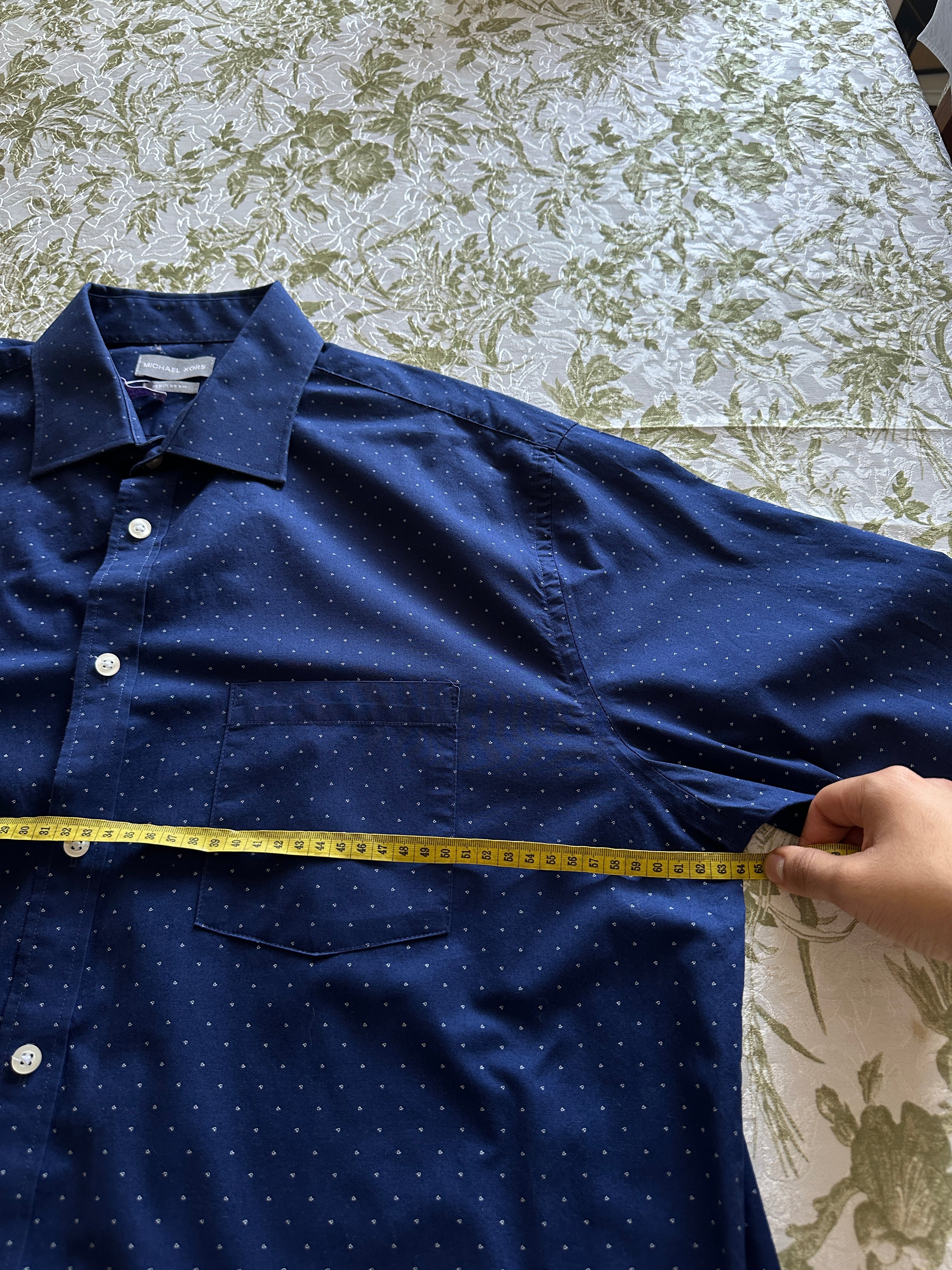 Michael Kors — Camisa Azul, Talla L
