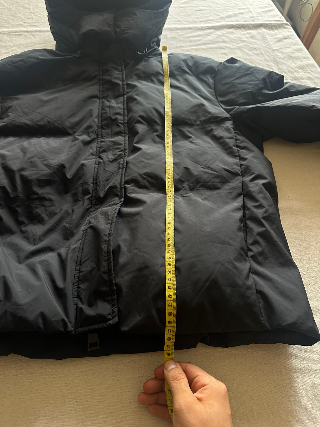 Zara — Puffer Jacket Plumas, Talla S