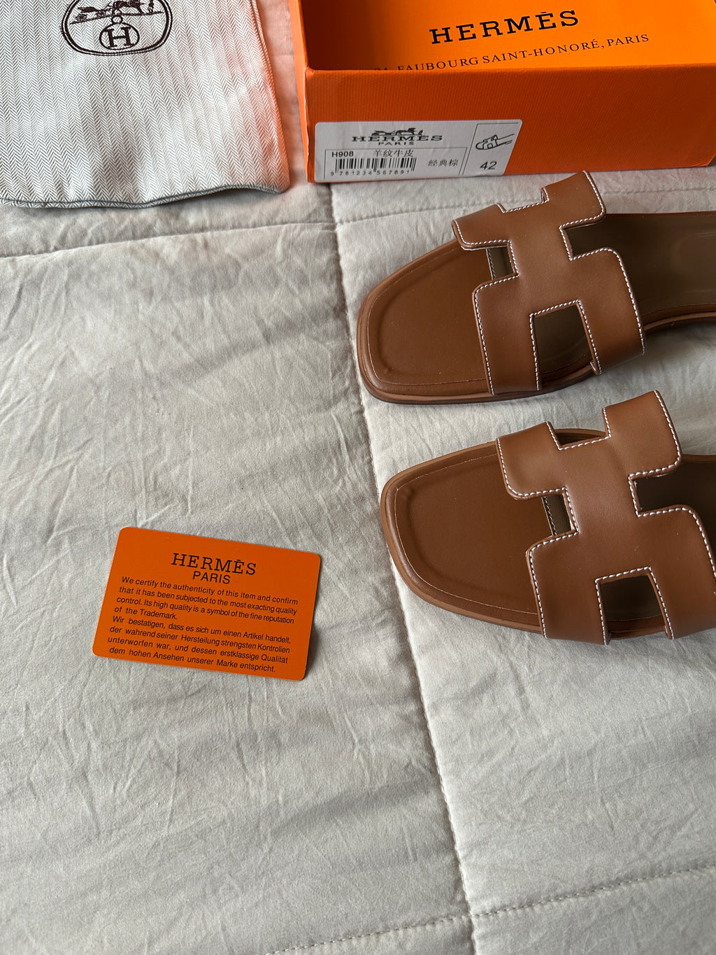 Hermes — Sandalias Exclusivas , Talla 42