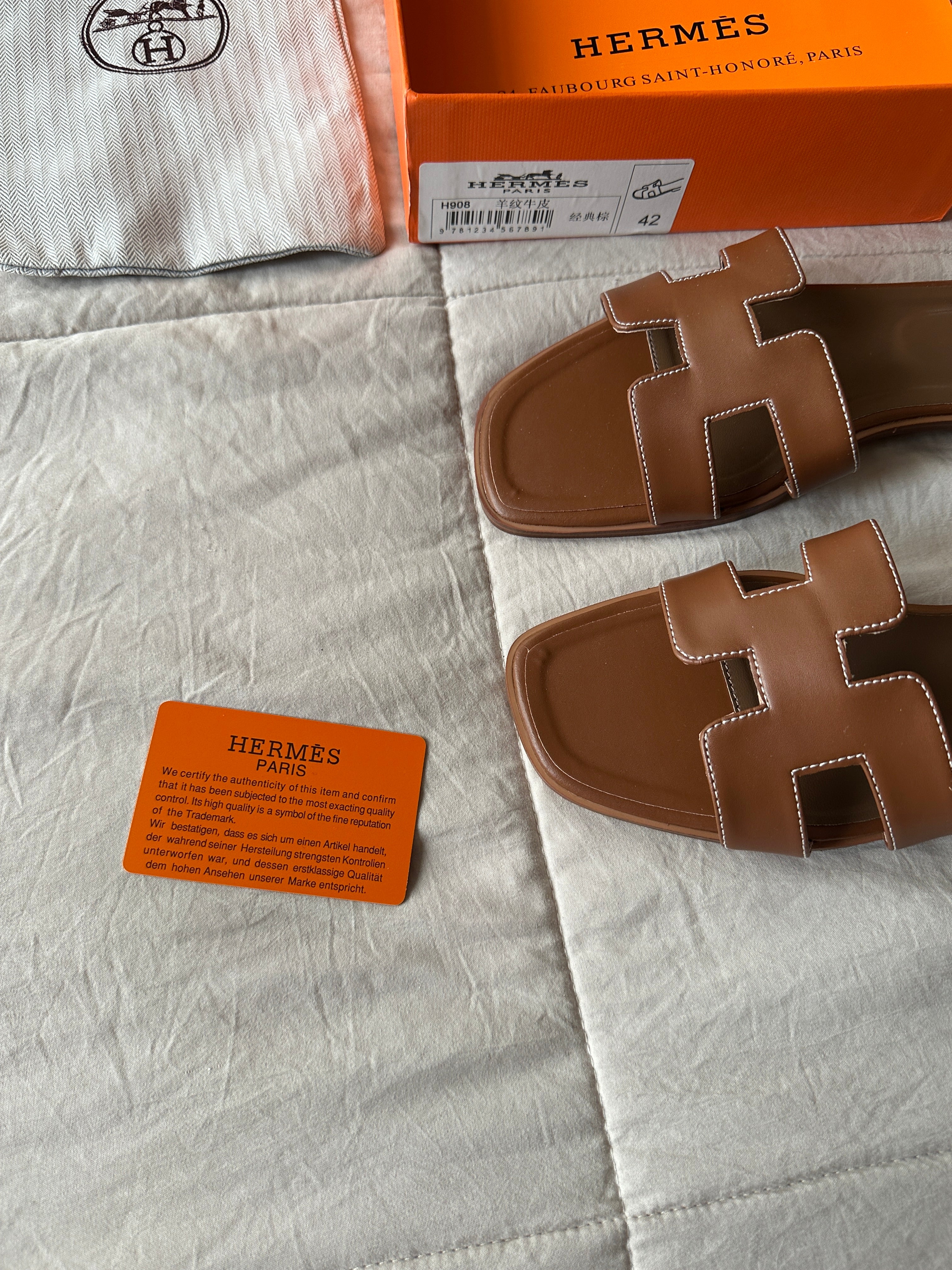 Hermes — Sandalias Exclusivas , Talla 42