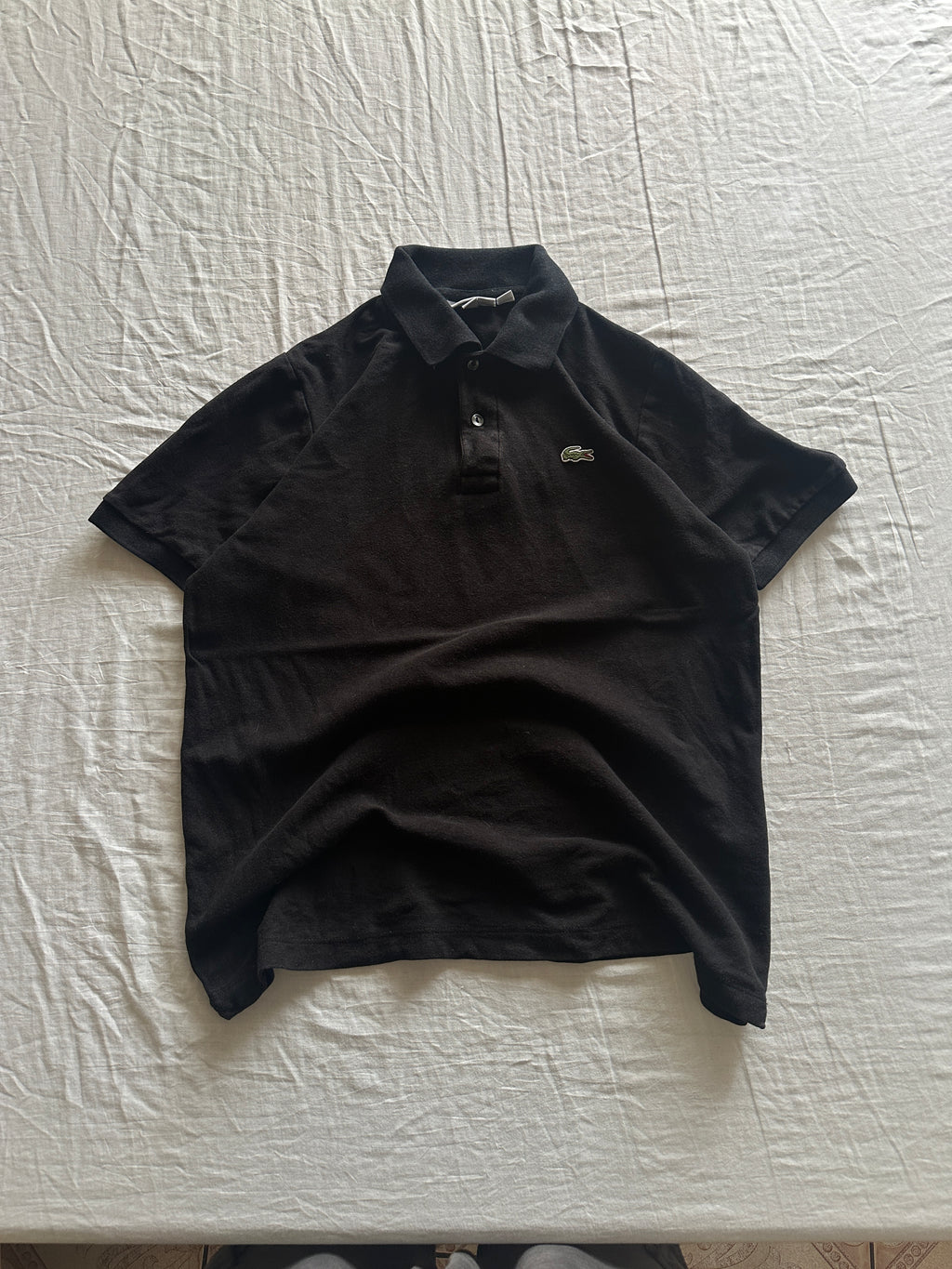 Lacoste — Camisero Negro, Talla M