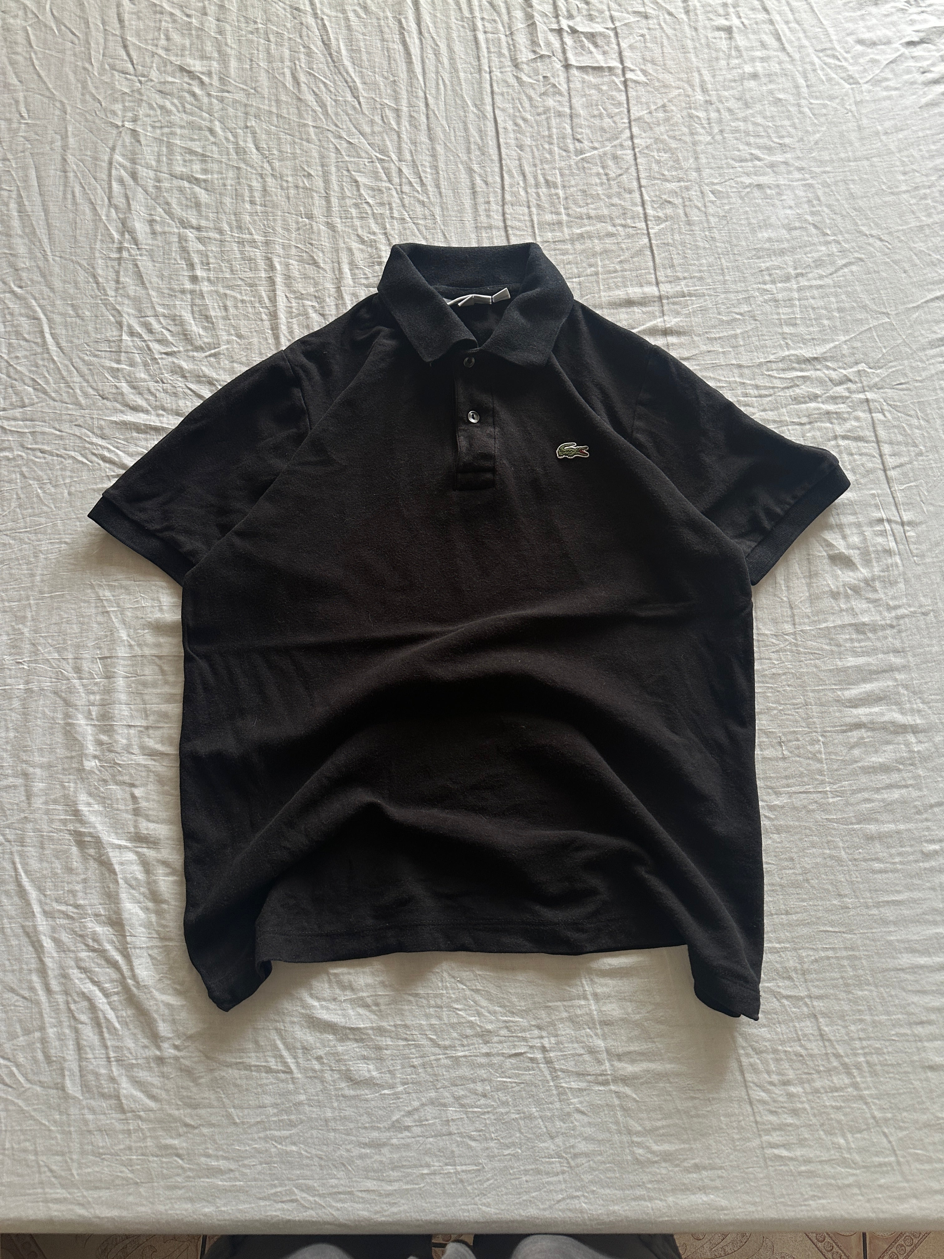 Lacoste — Camisero Negro, Talla M