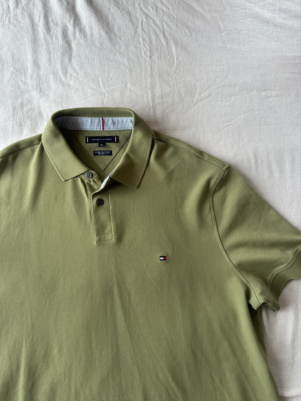 1. Tommy Hilfiger — Camisero Verde, Talla XXL
