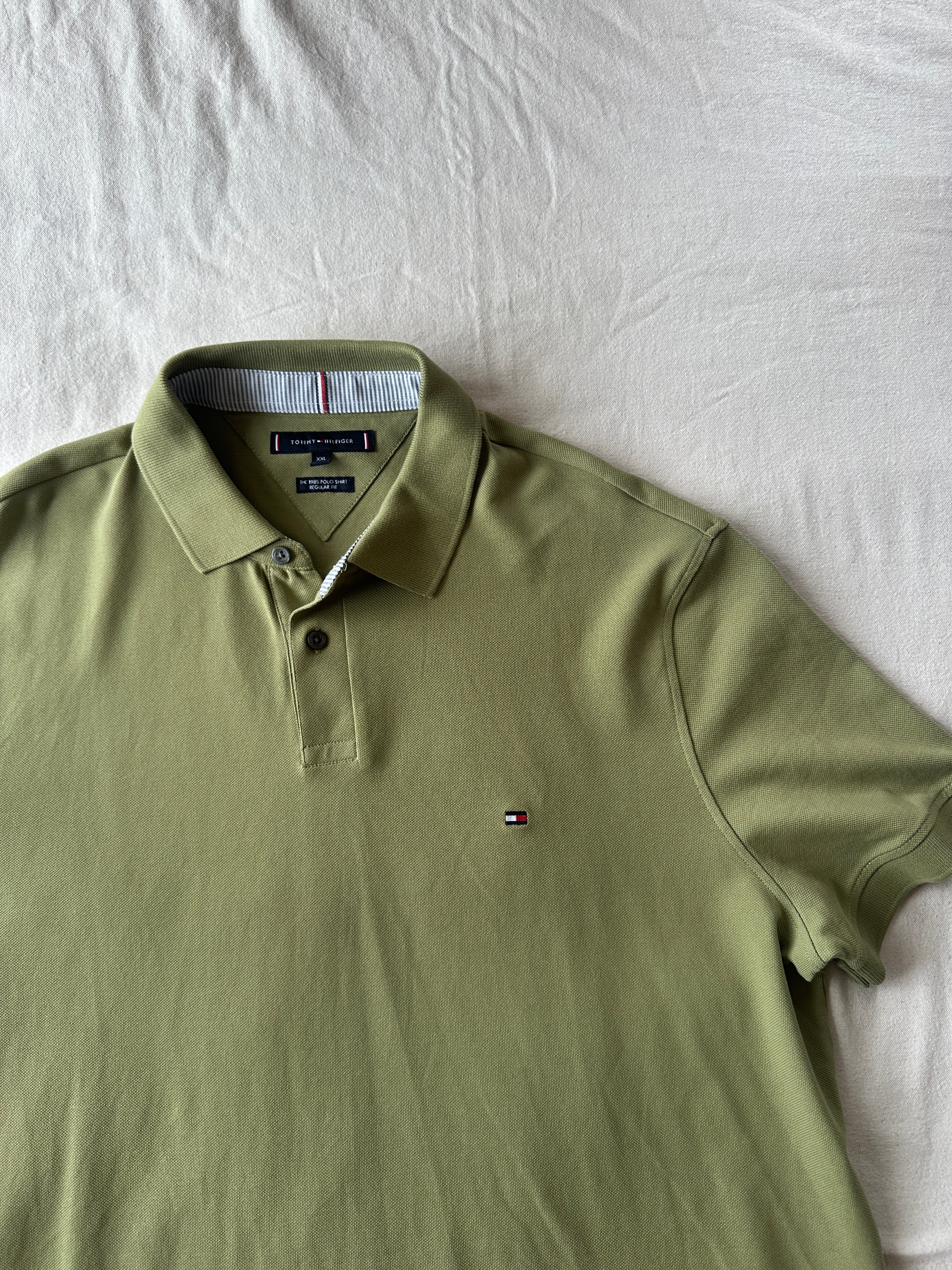 1. Tommy Hilfiger — Camisero Verde, Talla XXL