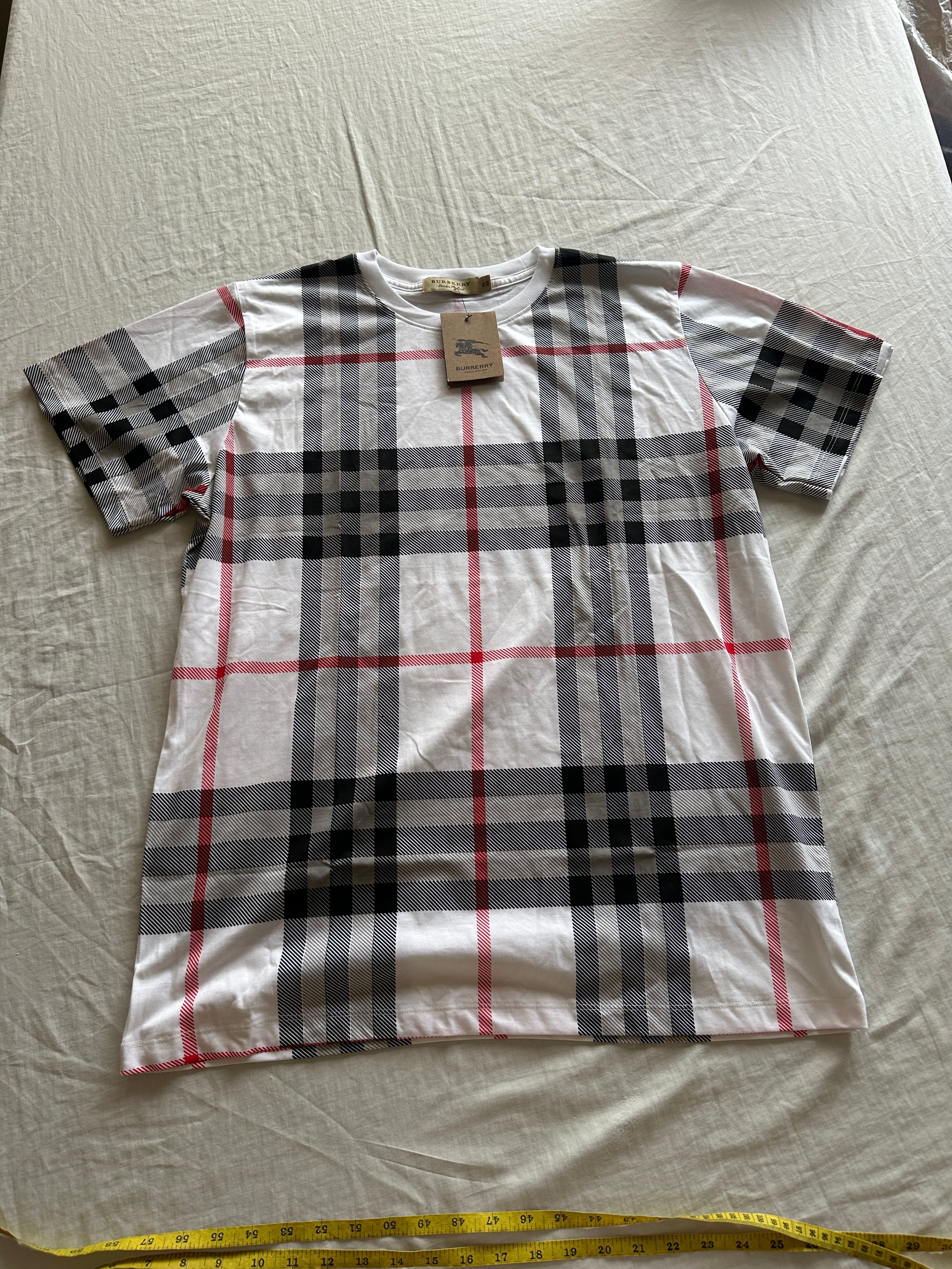 Burberry — Polo Blanco, Talla L