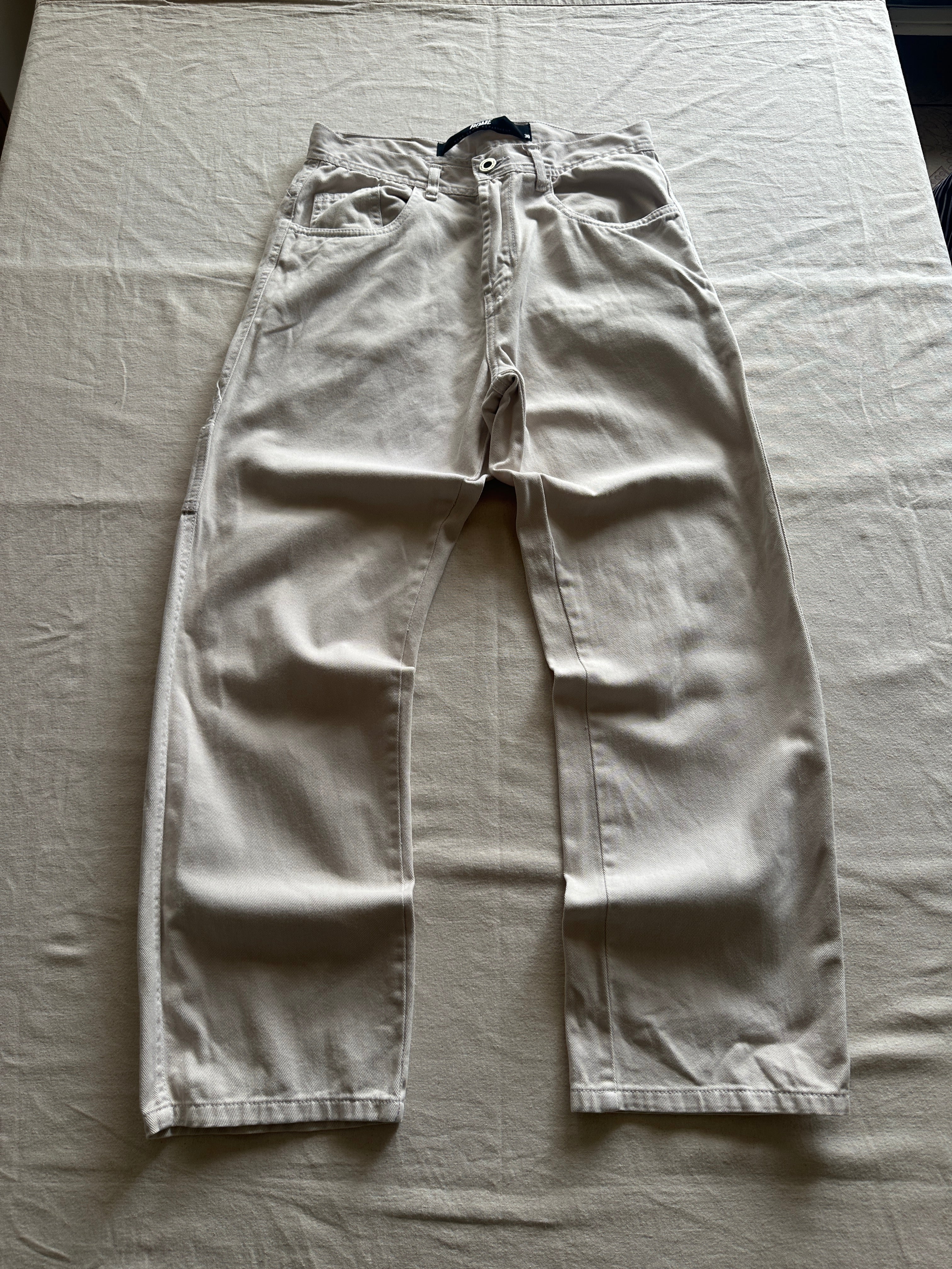 Rome — Pantalon Carpentes Beige, Talla 32