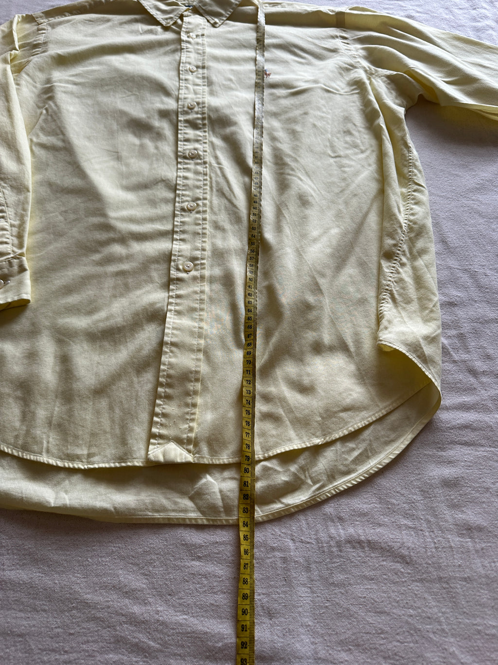 1. Ralph Lauren — Camisa Amarilla, Talla XL