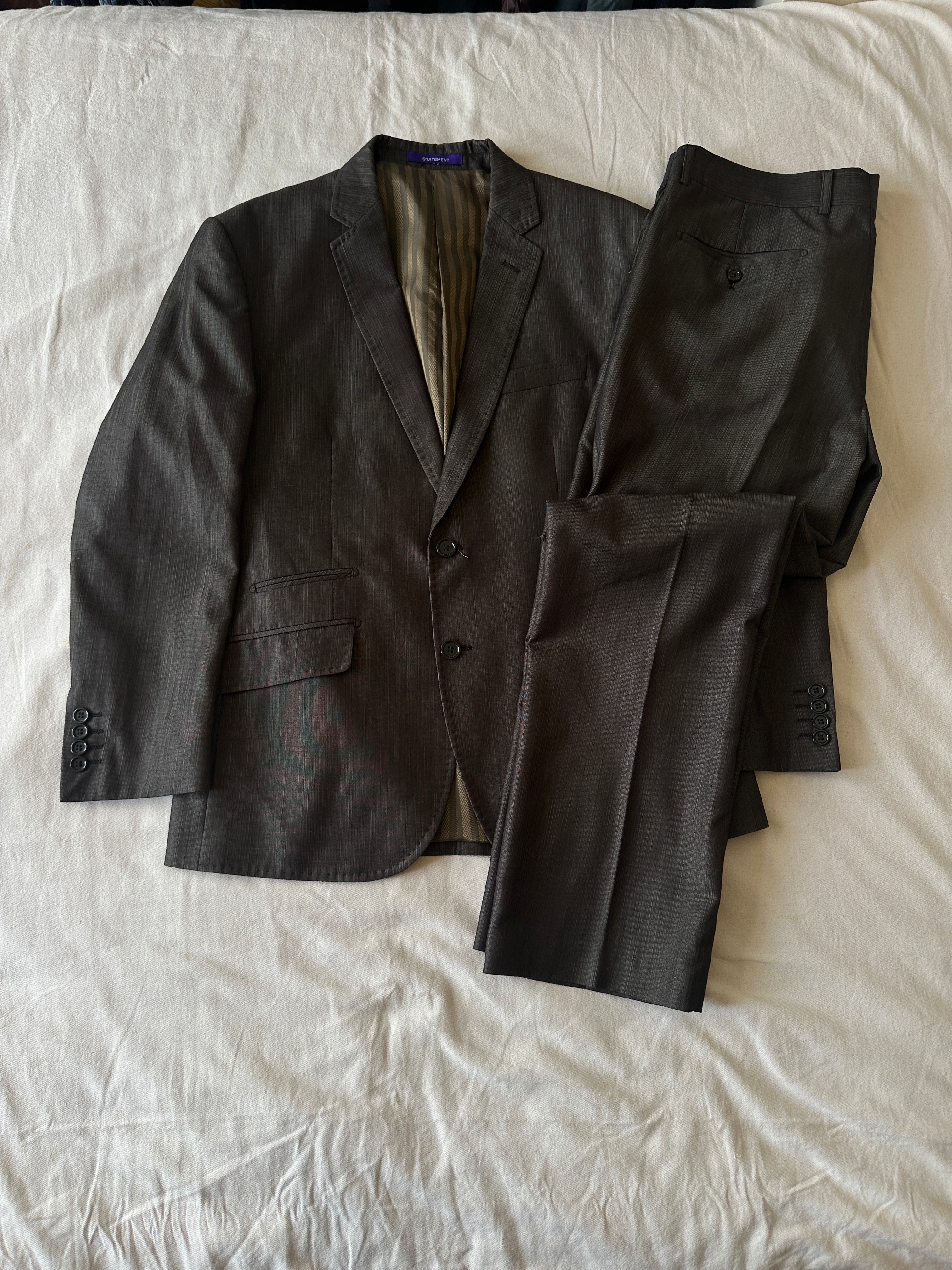 Statement Italy Confidence — Terno Hecho en Italia, Talla L