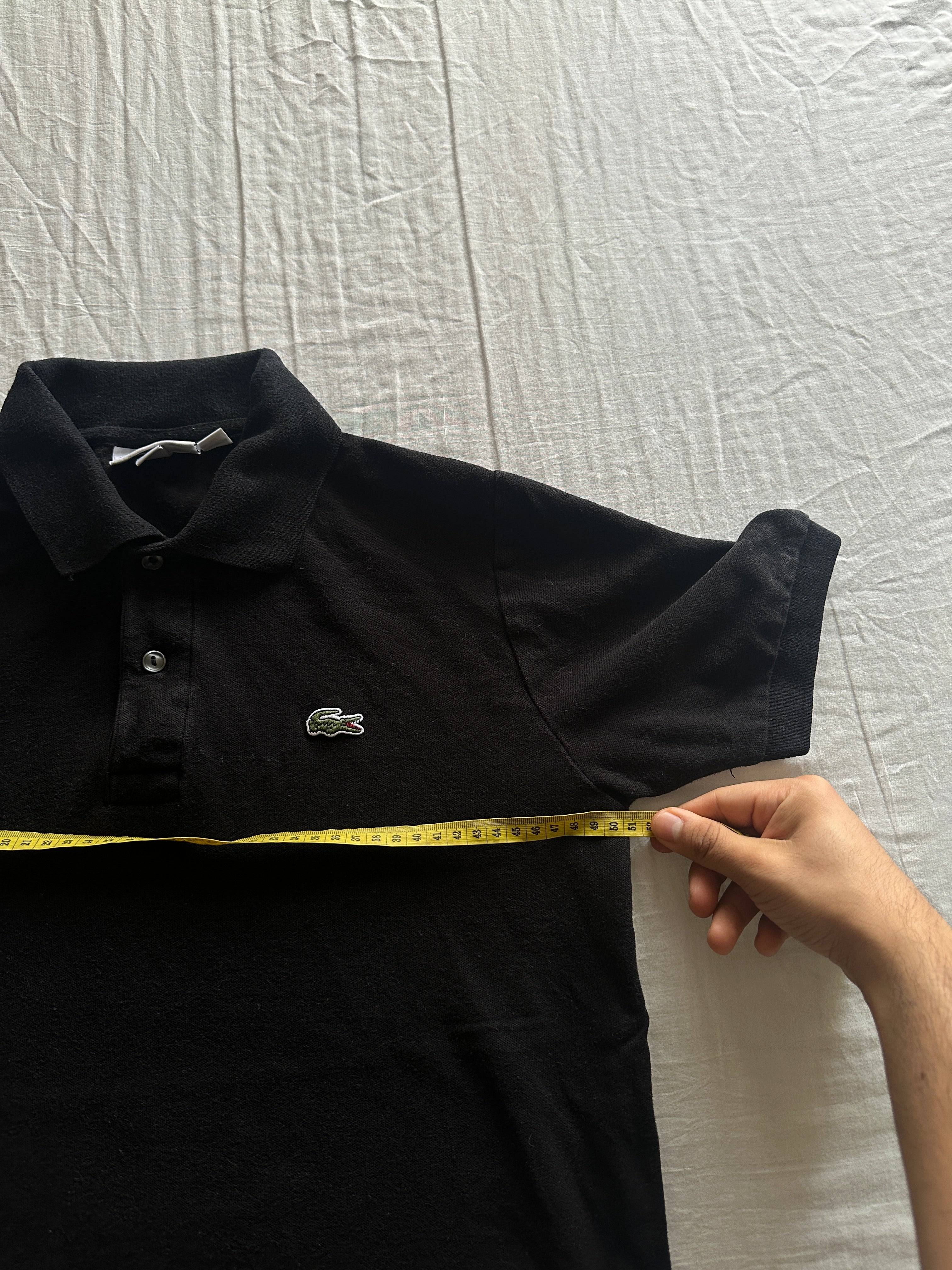 Lacoste — Camisero Negro, Talla M
