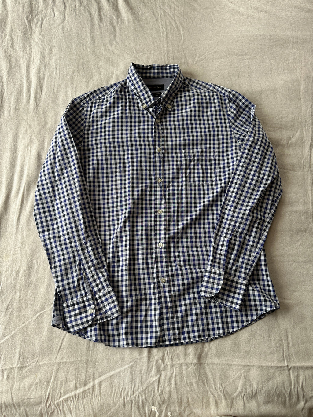 Massimo Dutti — Camisa Cuadros, Talla L