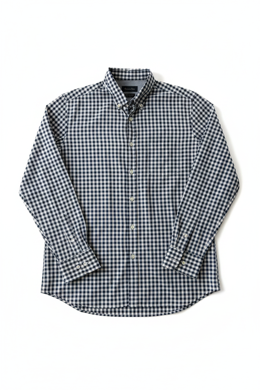 Massimo Dutti — Camisa Cuadros, Talla L