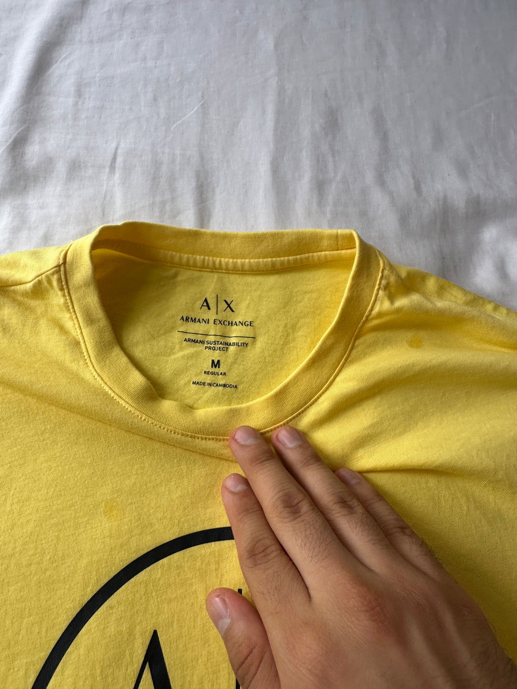 Armani Exchange — Polo Happy Face, Talla M