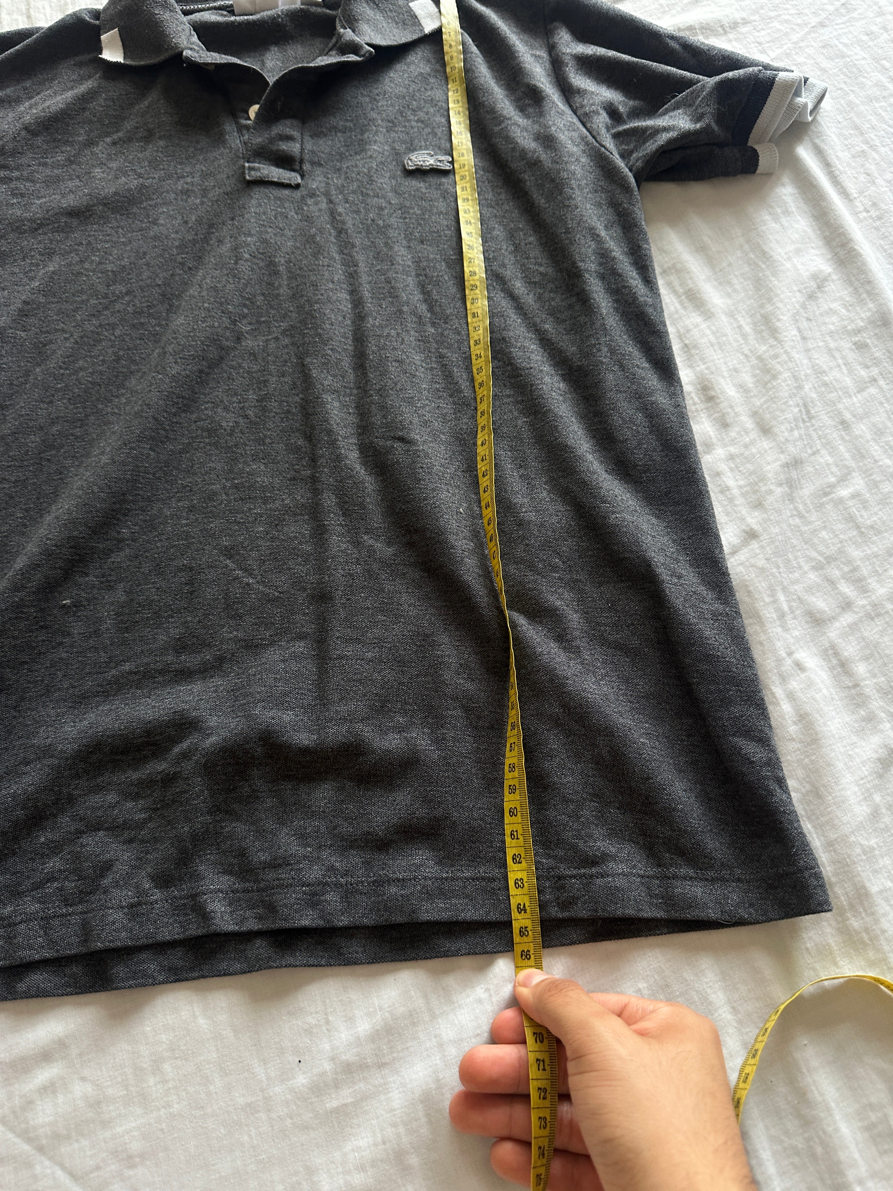 Lacoste — Camisero Gris, Talla L