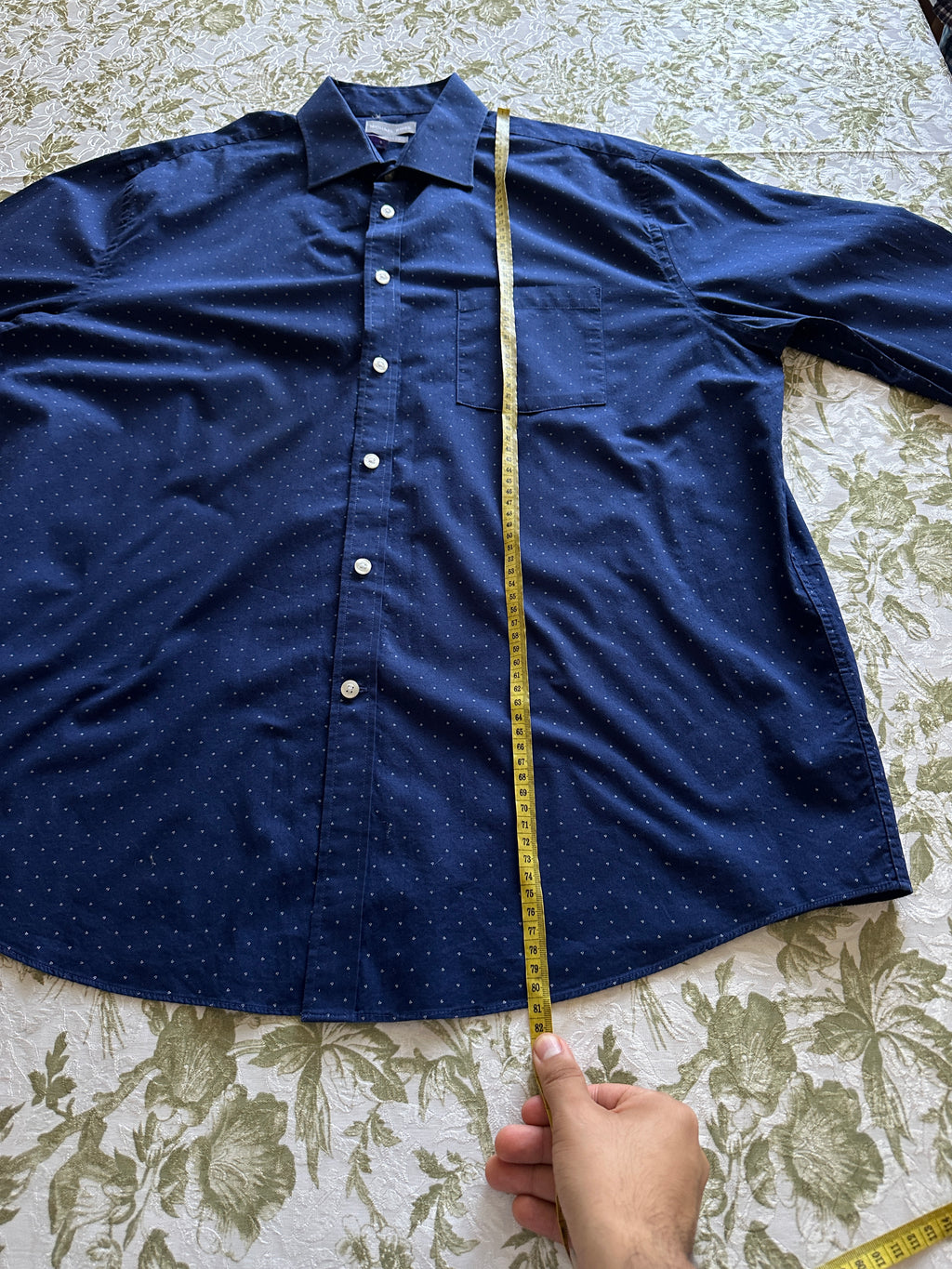 Michael Kors — Camisa Azul, Talla L