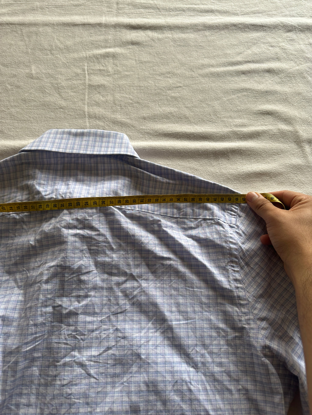 Michael Kors — Camisa Cuadros Slimfit, Talla L