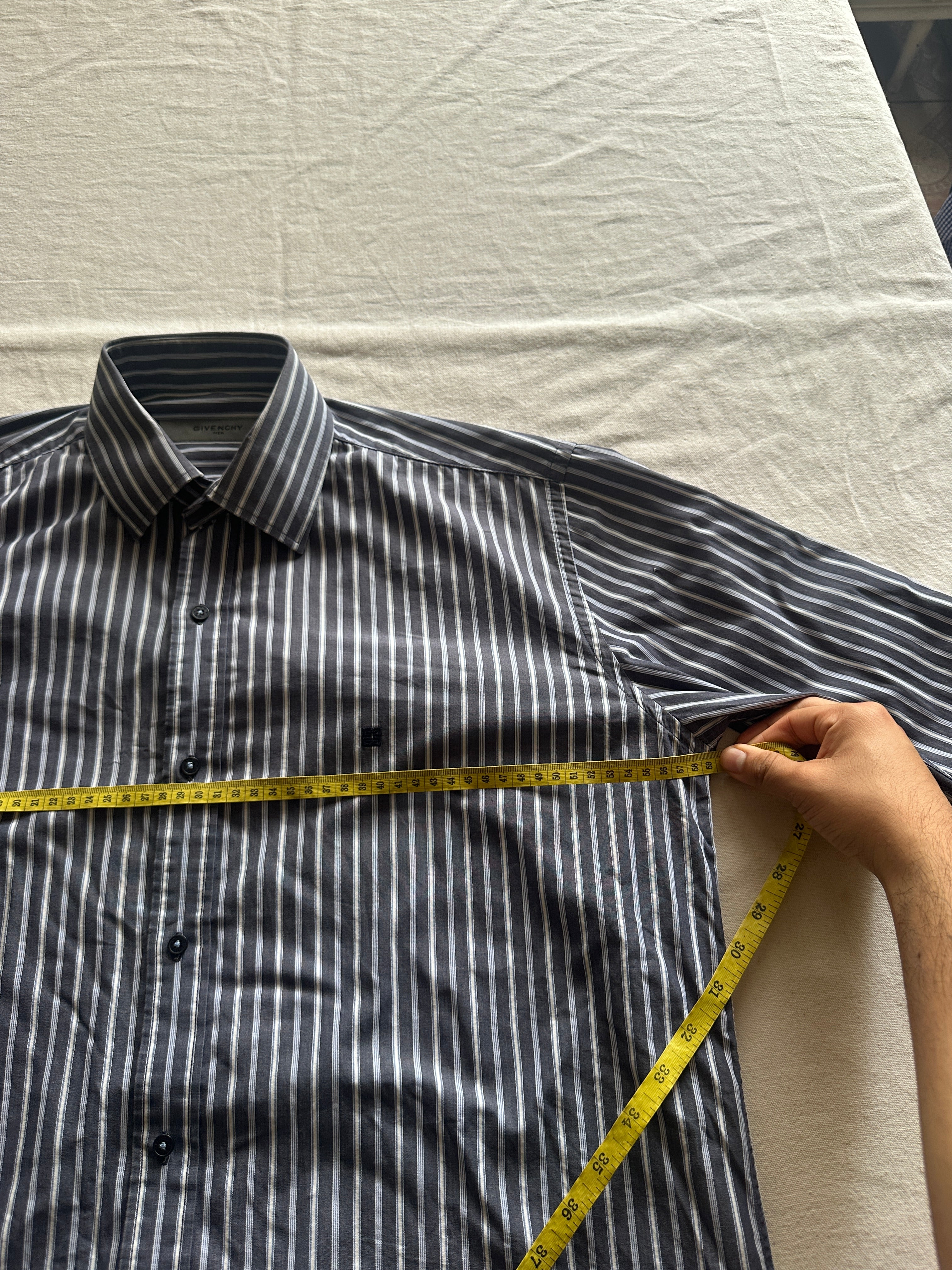 Givenchy — Camisa Rayas, Talla XL