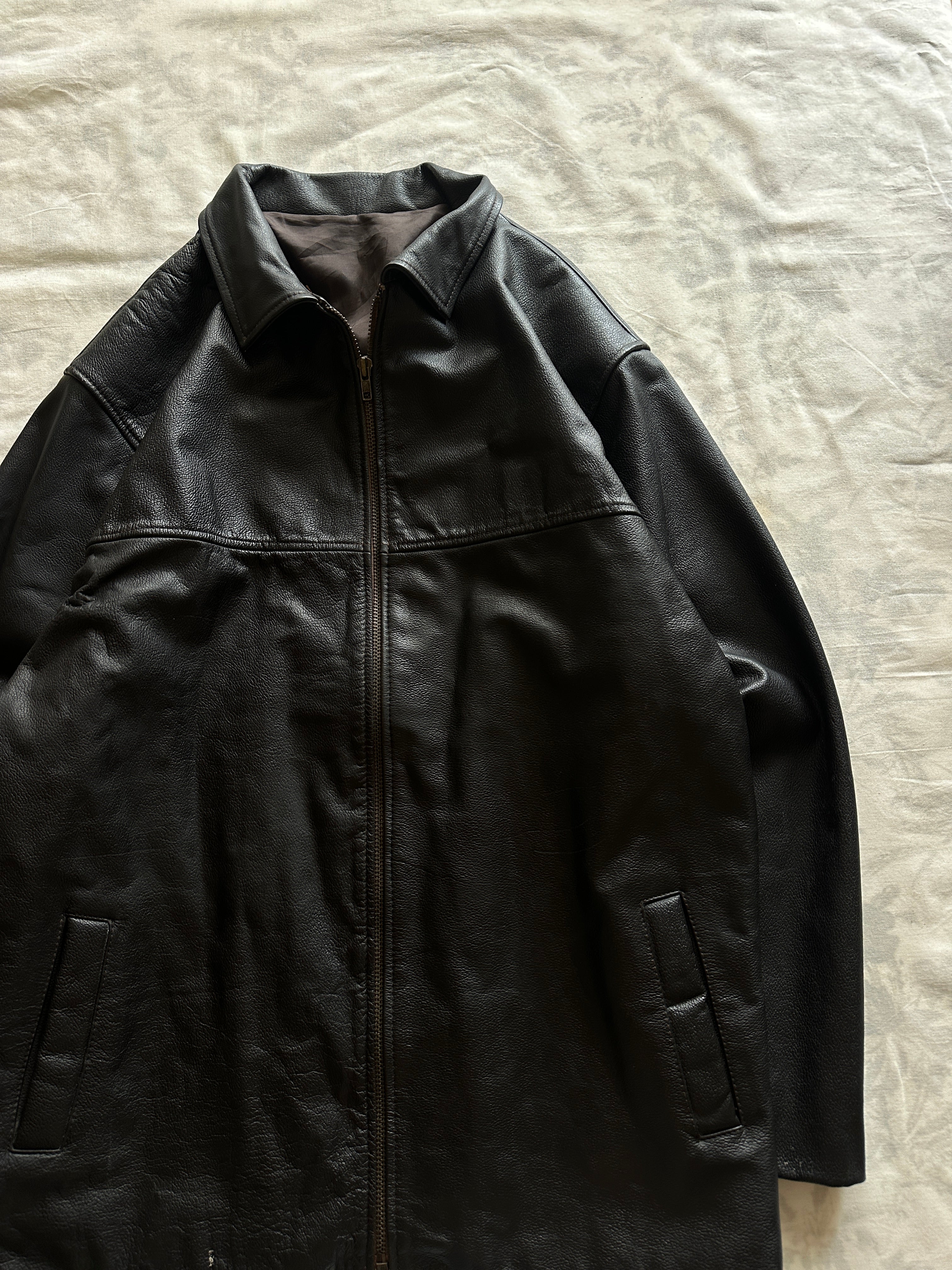Leather Jacket — Casaca Cuero, Talla XL