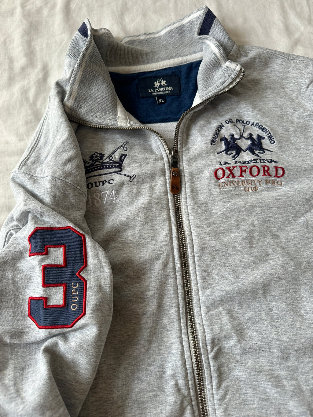 La Martina — Jacket Oxford, Talla XL