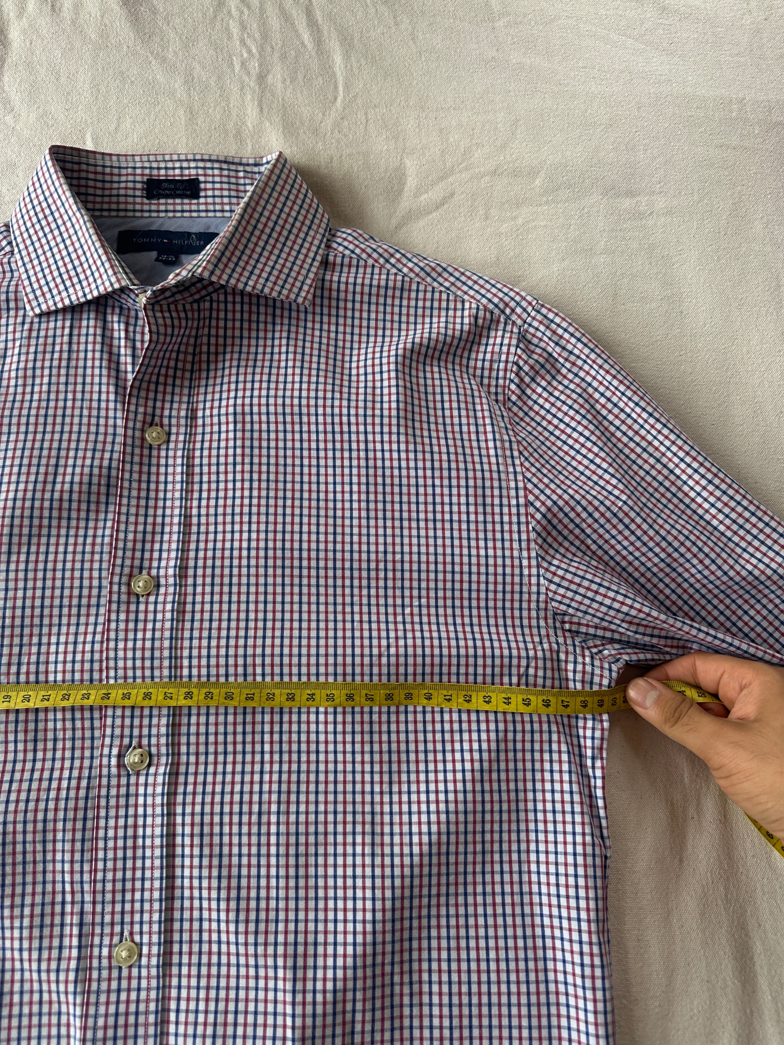 1. Tommy Hilfiger - Camisa Cuadros, Talla S