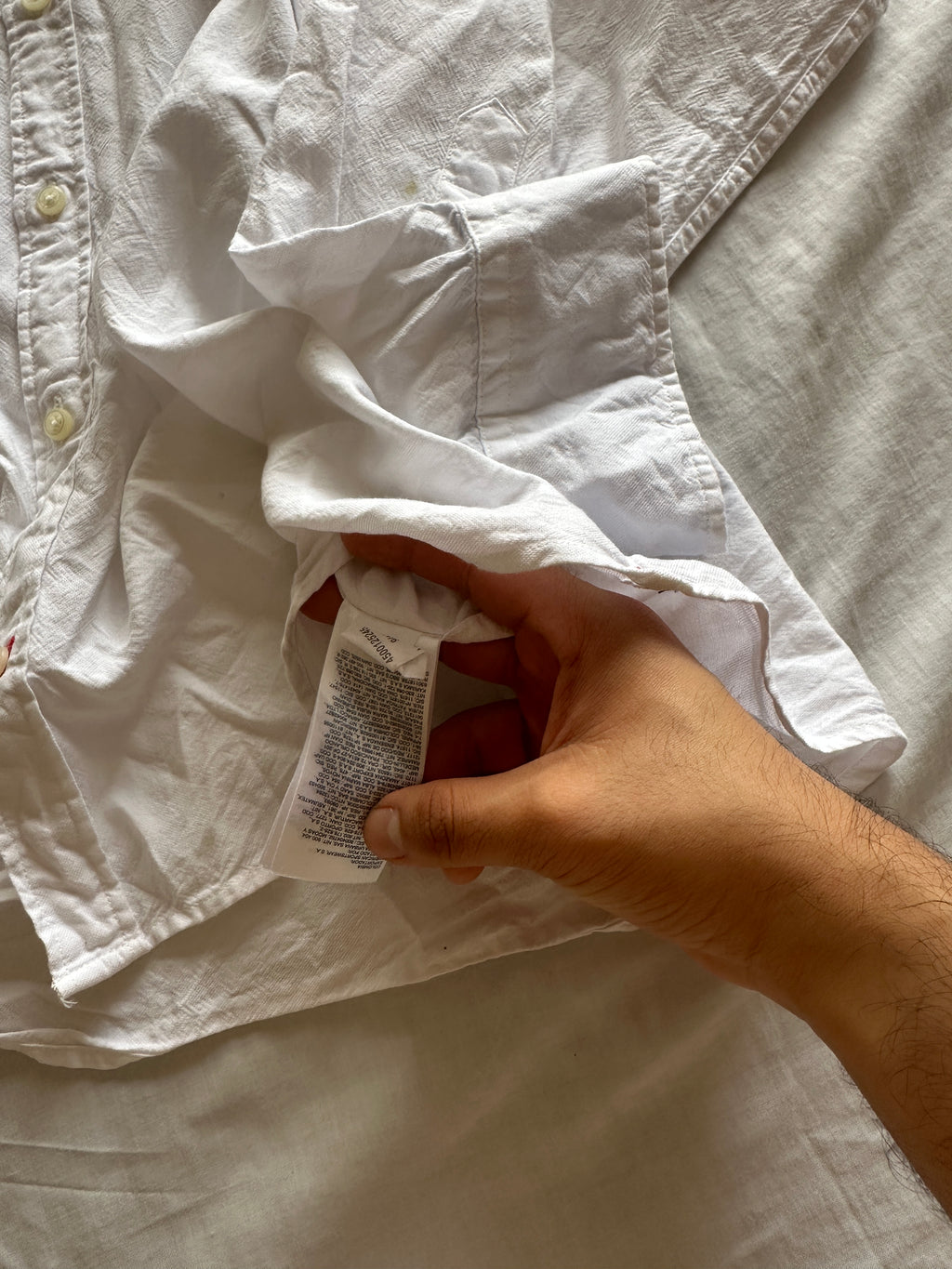 1. Tommy Hilfiger — Camisa Blanca, Talla XL