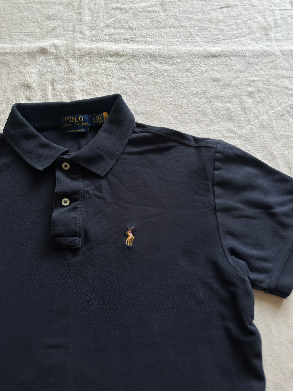 1. Ralph Lauren — Camisero Negro, Talla L