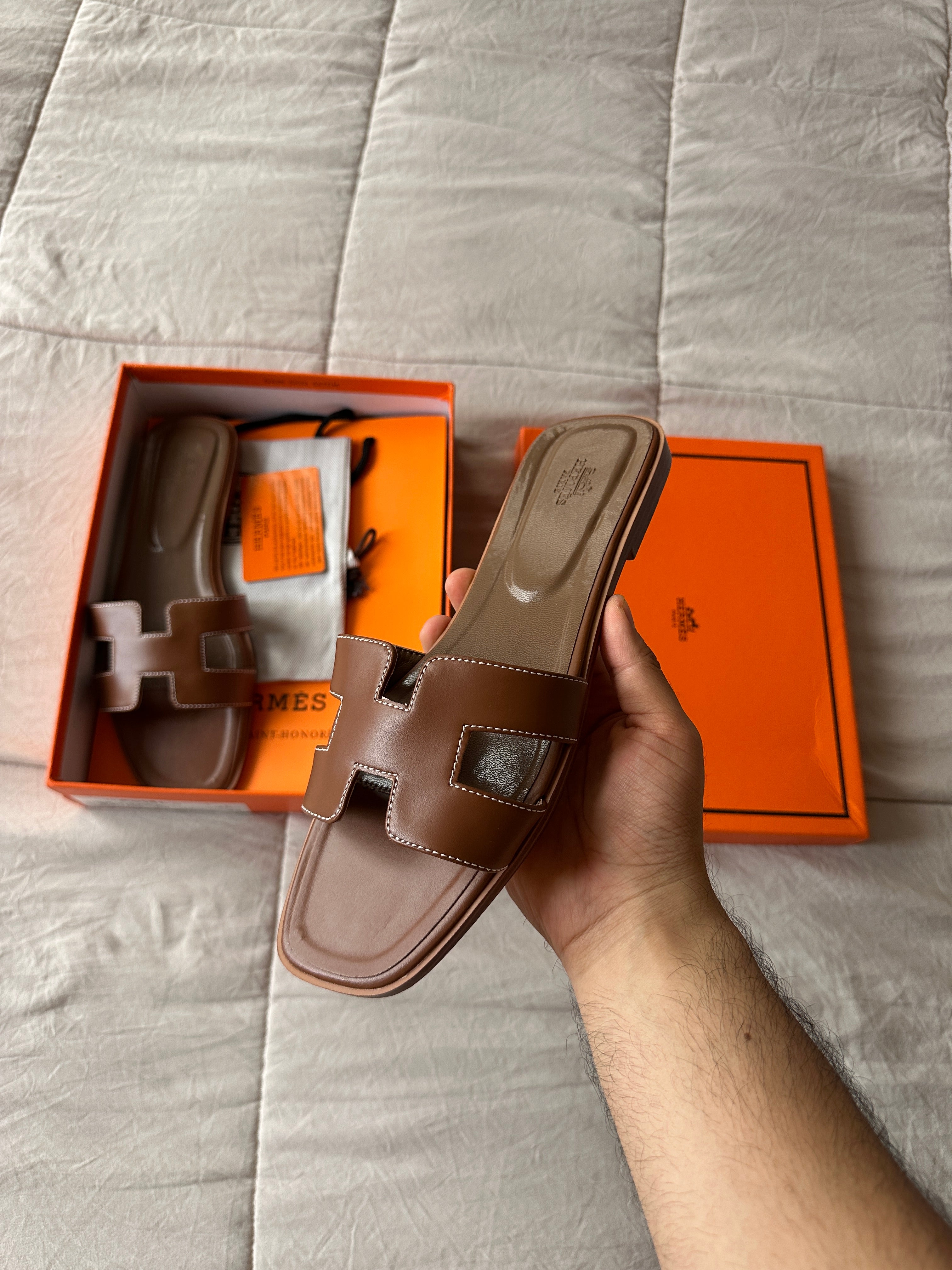 Hermes — Sandalias Exclusivas , Talla 42