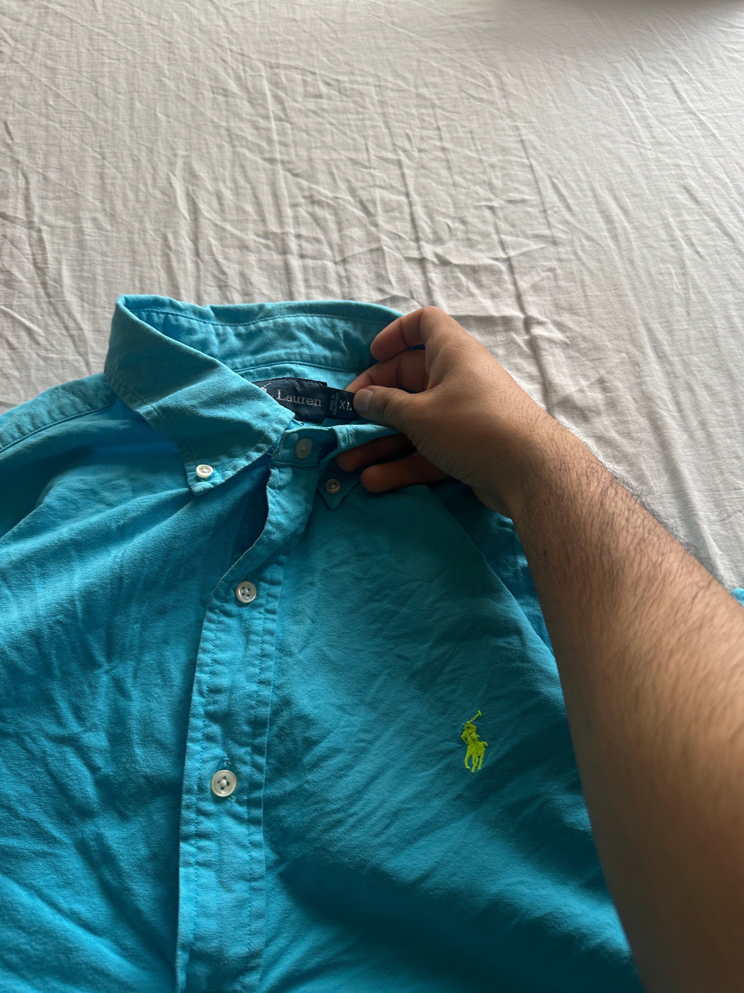 1. Ralph Lauren — Camisa Manga Corta, Talla XL