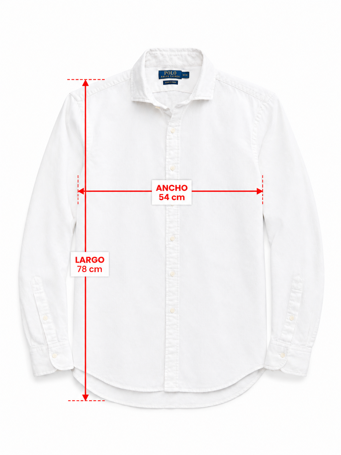 Ralph Lauren — Nuevo Camisa Nueva, Talla M