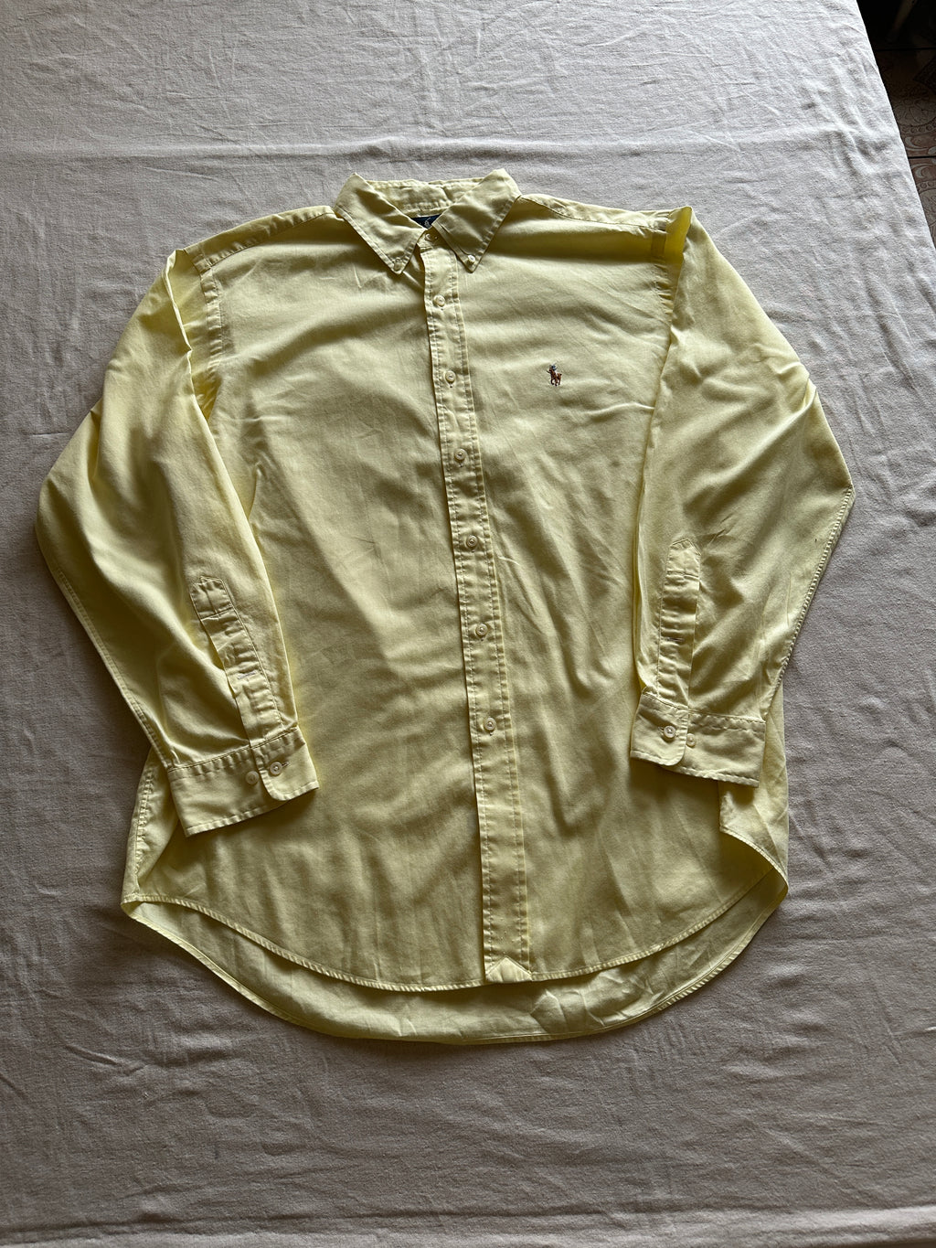 1. Ralph Lauren — Camisa Amarilla, Talla XL