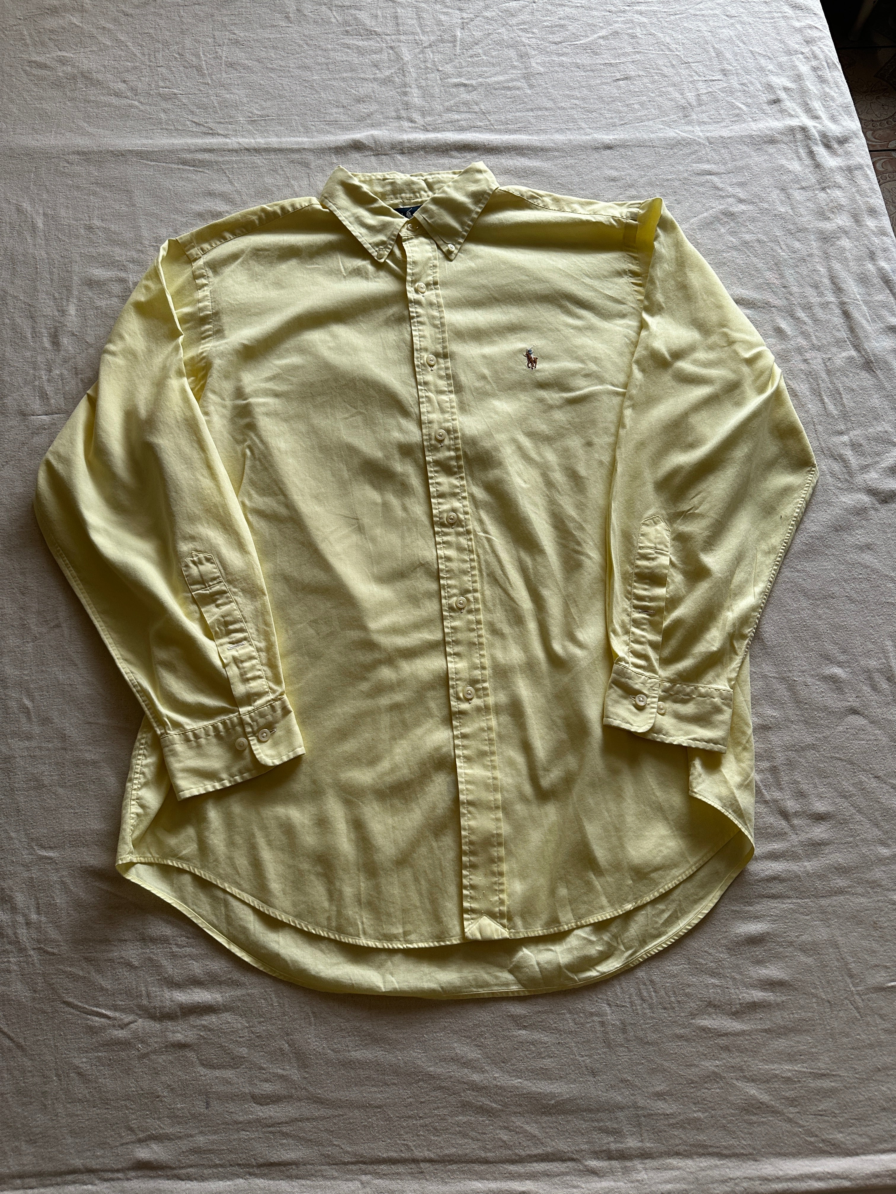 1. Ralph Lauren — Camisa Amarilla, Talla XL