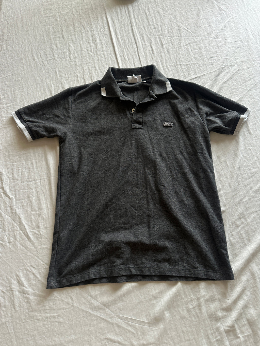 Lacoste — Camisero Gris, Talla L