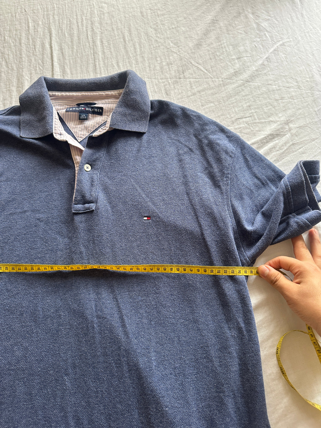 1. Tommy Hilfiger — Camisero Azul, Talla L