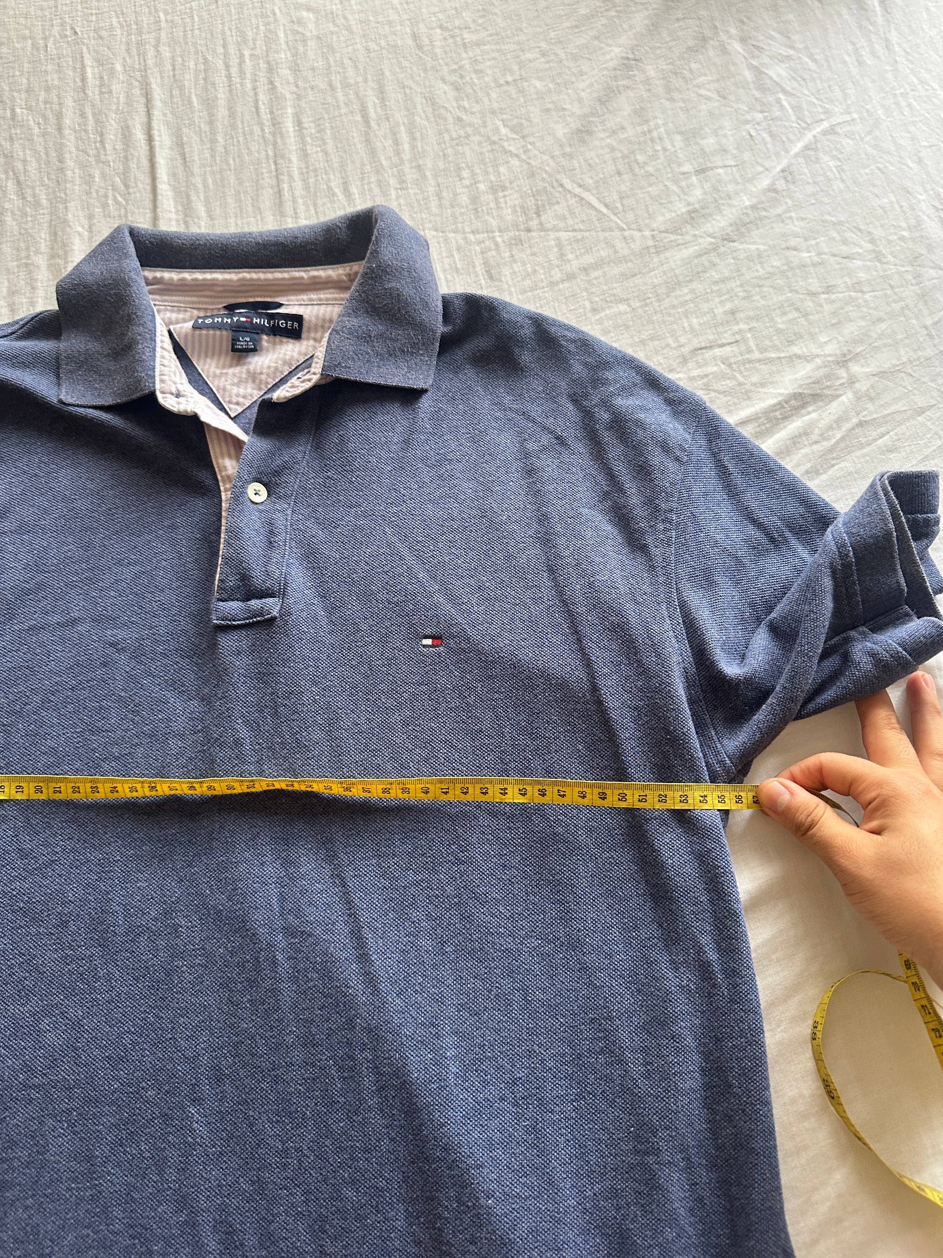 1. Tommy Hilfiger — Camisero Azul, Talla L