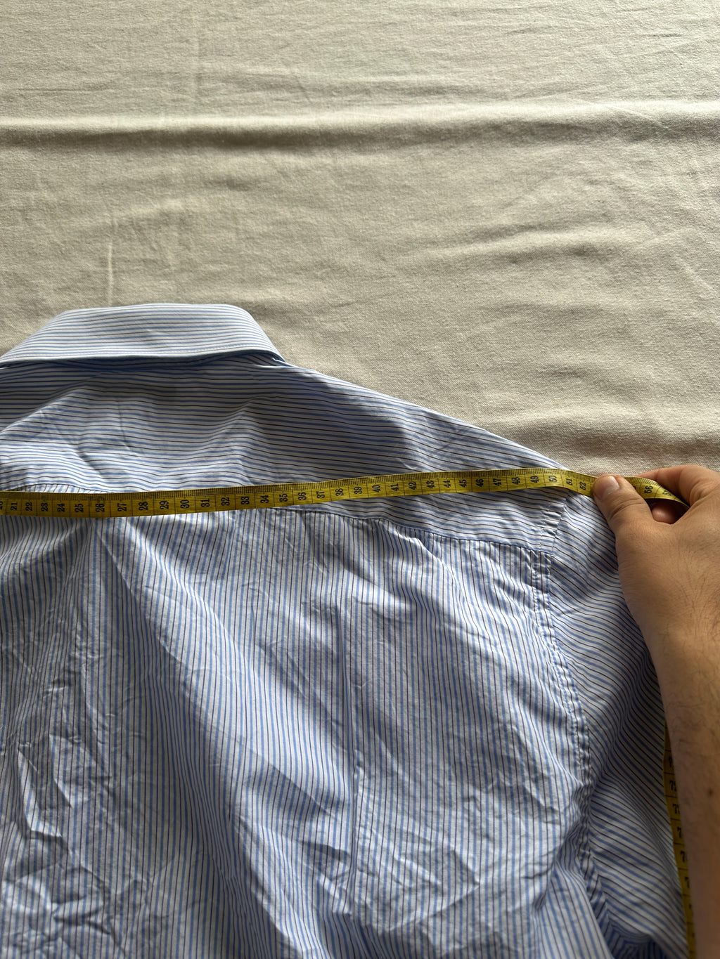 La Martina — Camisa Rayas Blue Tag, Talla XL
