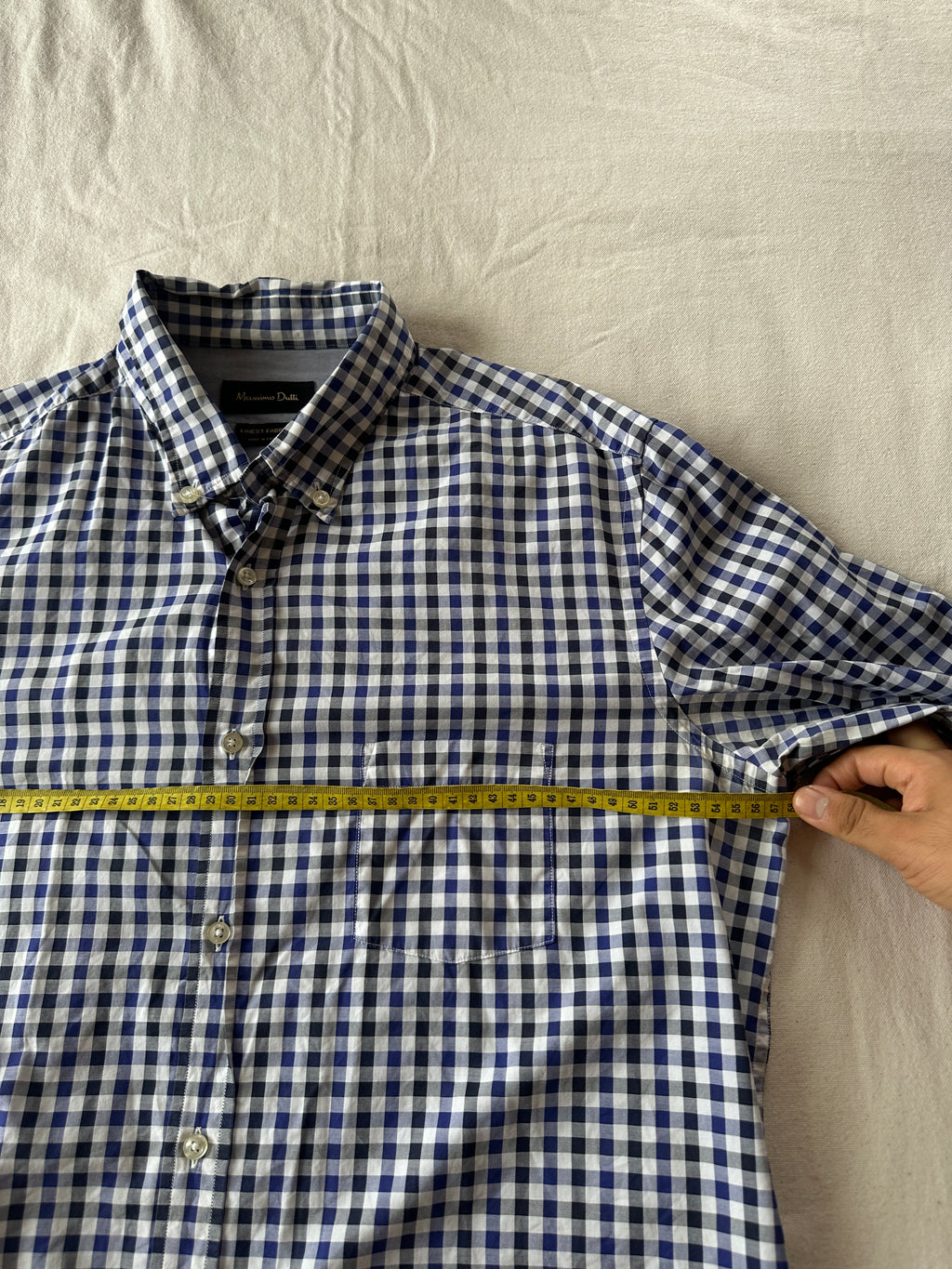 Massimo Dutti — Camisa Cuadros, Talla L