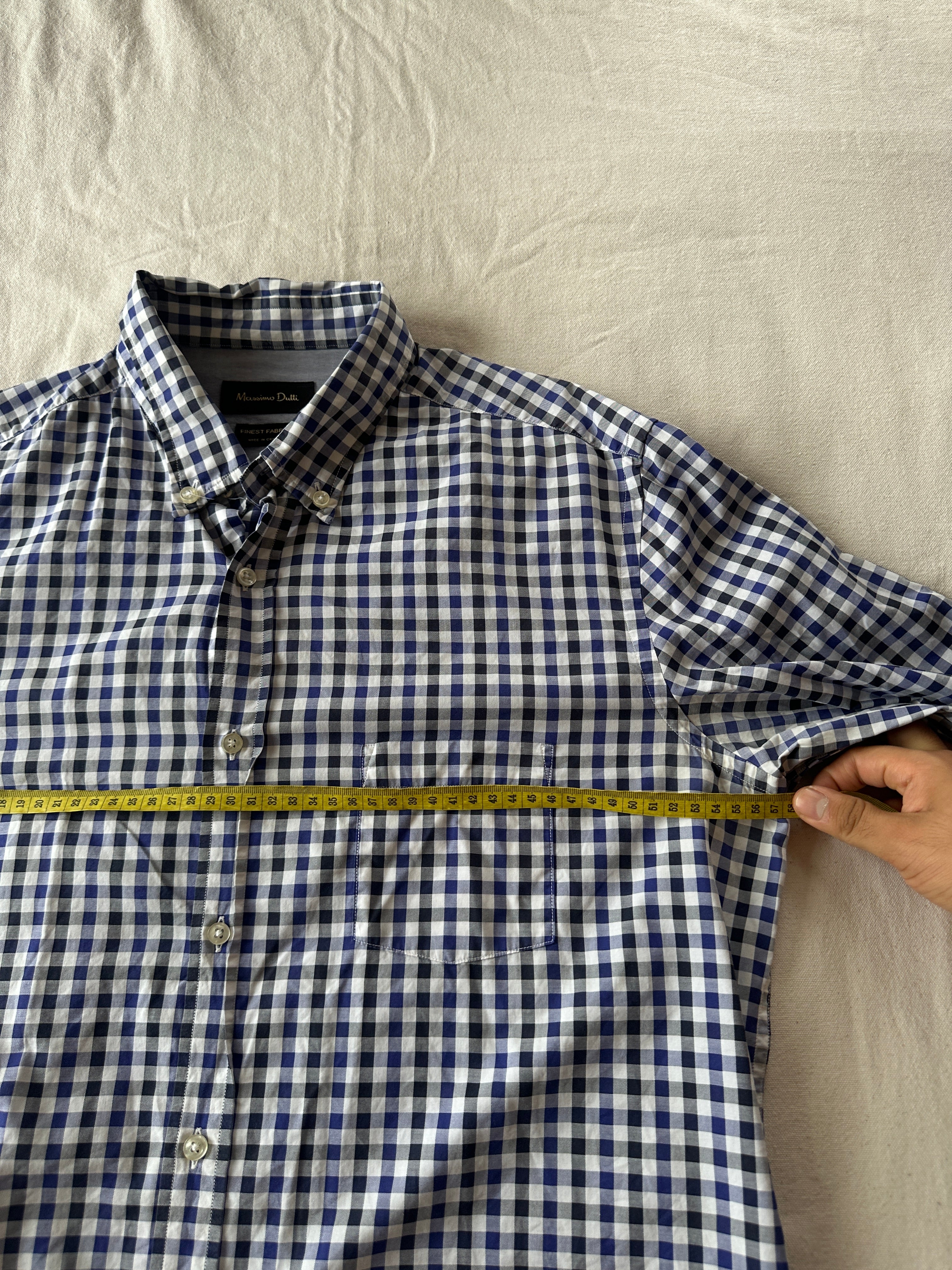 Massimo Dutti — Camisa Cuadros, Talla L